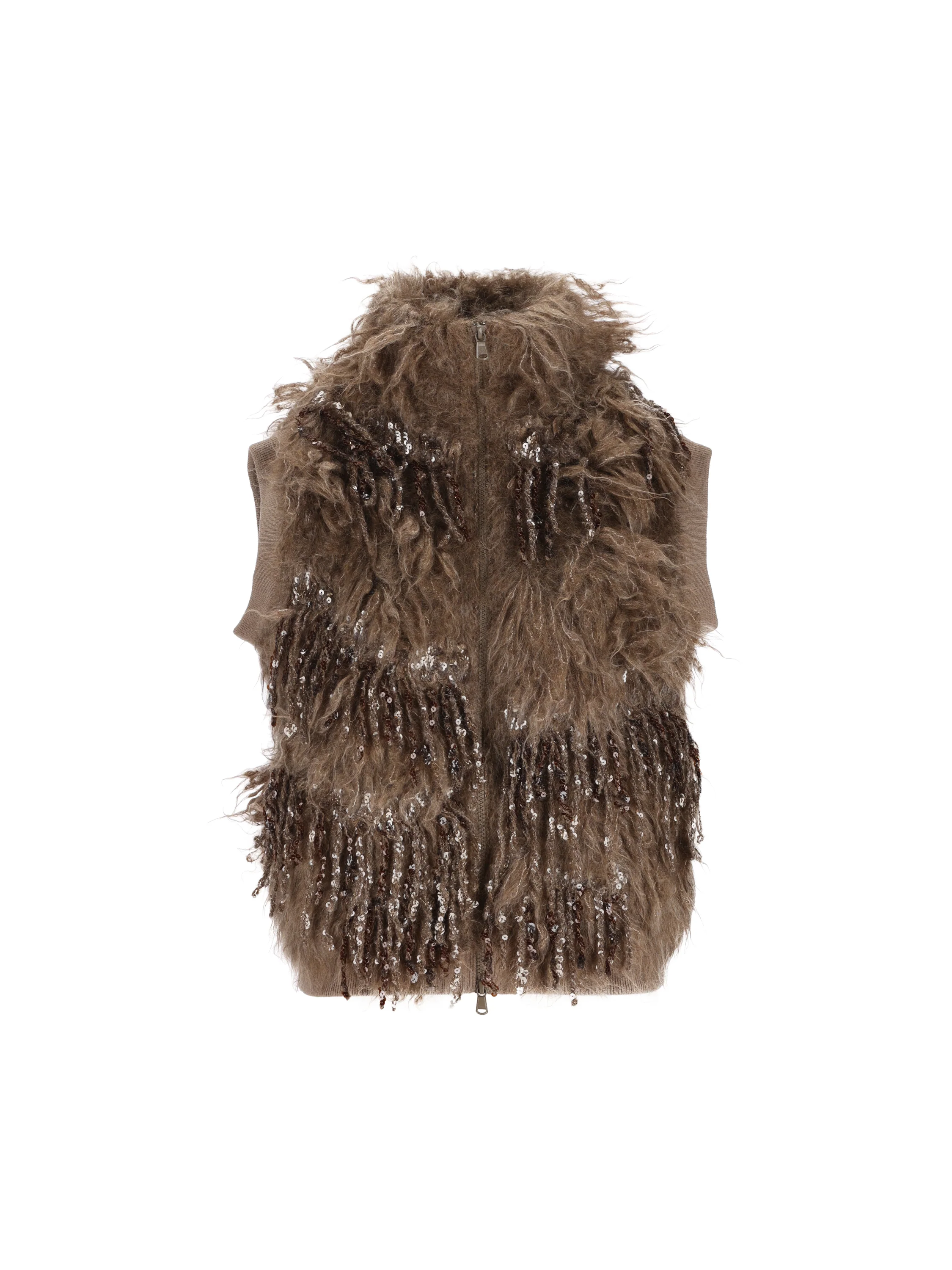 Gilet realizzato in misto lana. M1U351316 C9176 BRUNELLO CUCINELLI 