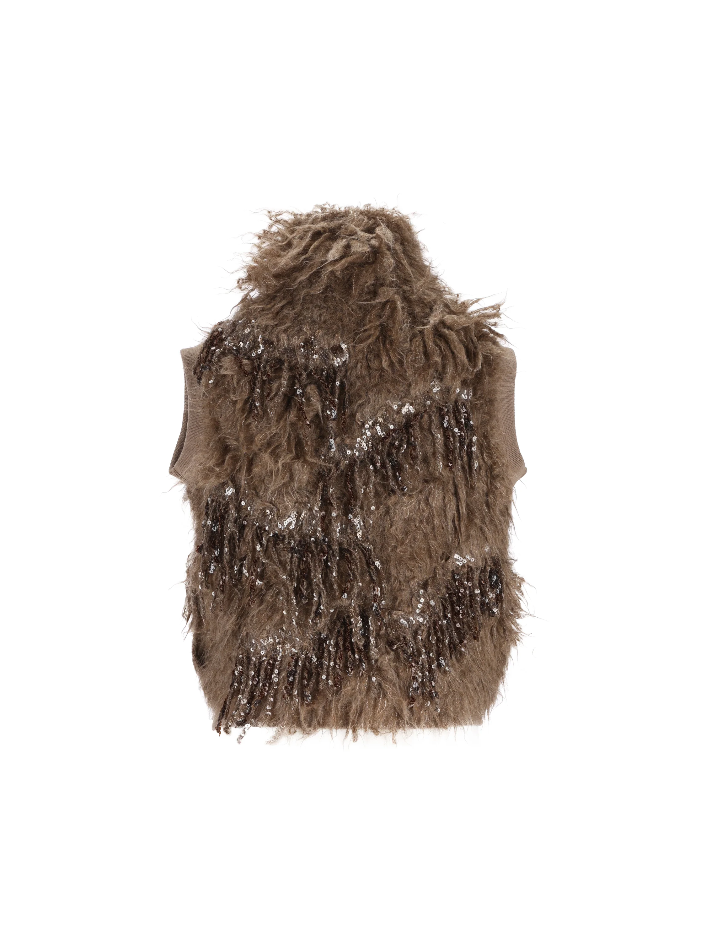Gilet realizzato in misto lana. M1U351316 C9176 BRUNELLO CUCINELLI 