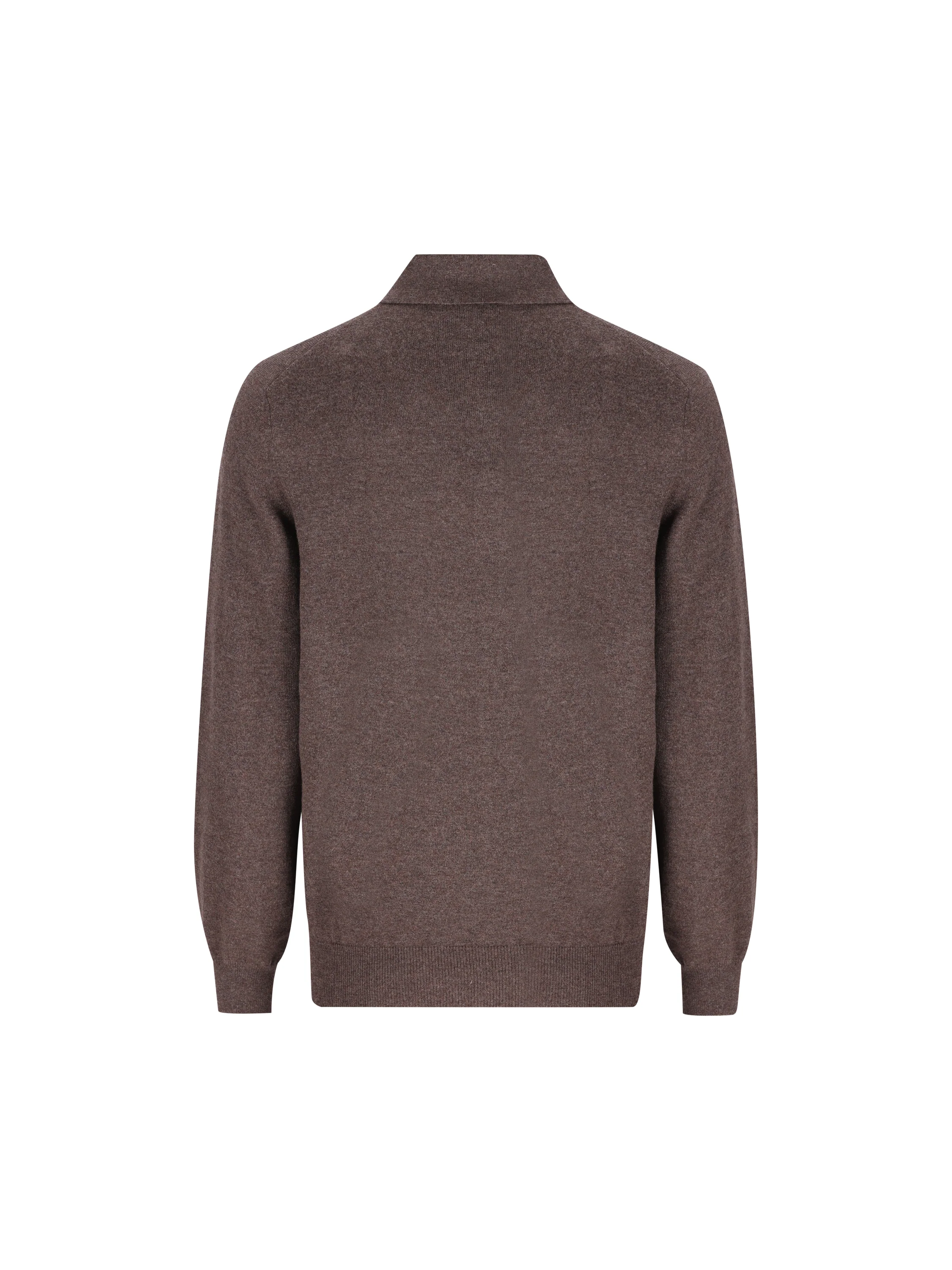 Polo in Maglia di Cashmere Marrone M2200295 CU766 BRUNELLO CUCINELLI
