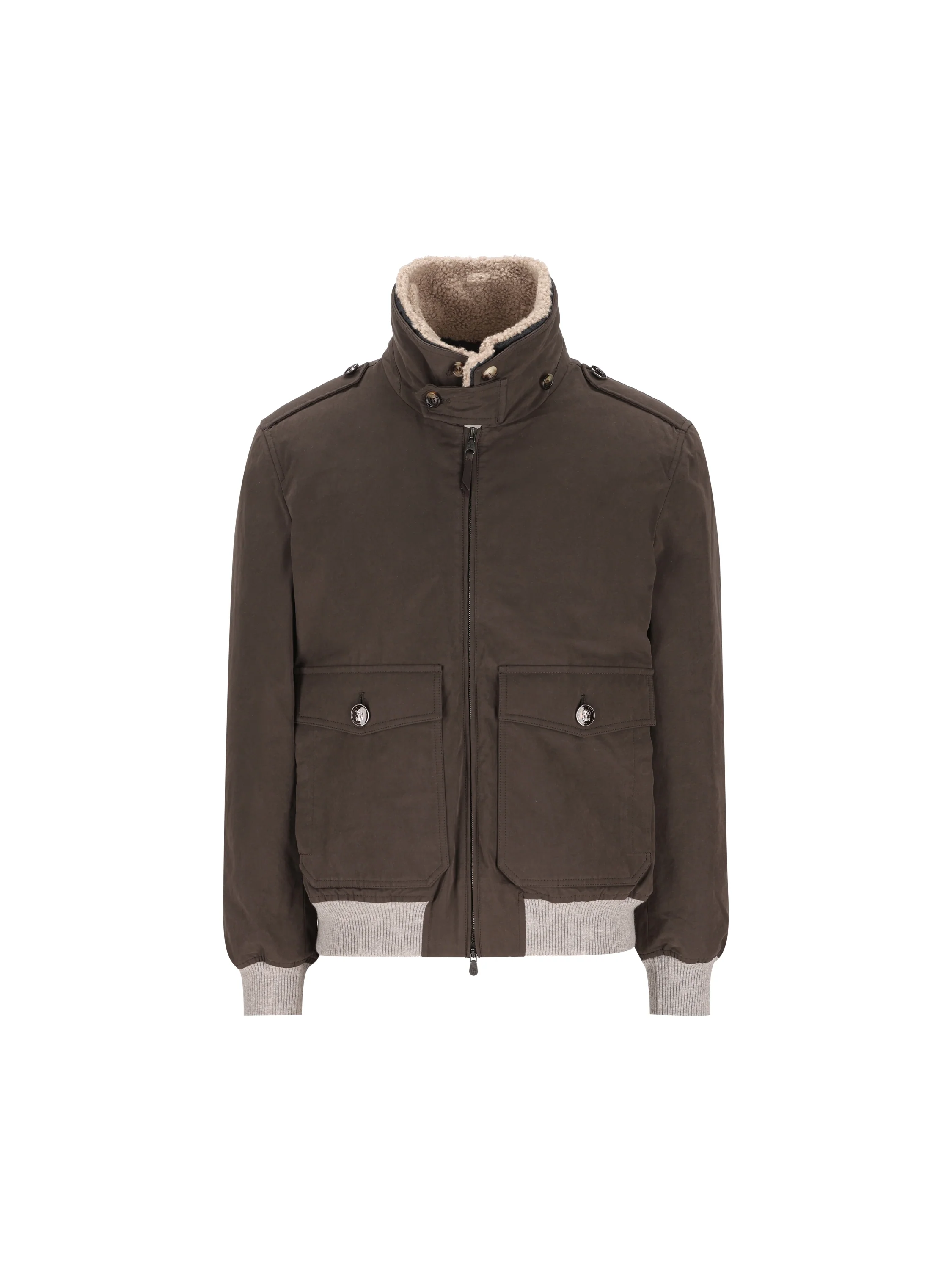 Bomber realizzato in cotone MG5456003 CLY62 BRUNELLO CUCINELLI 
