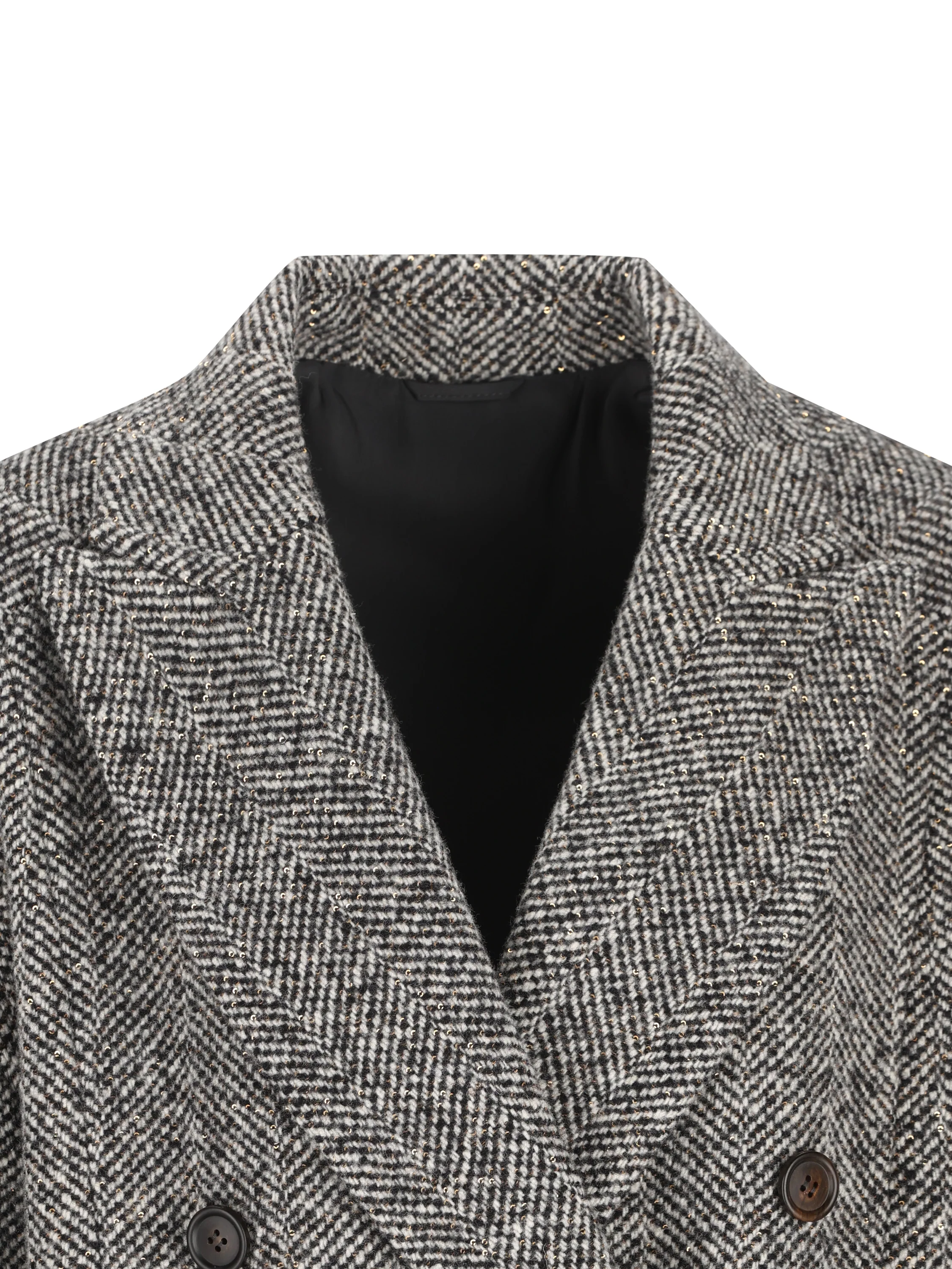 Cappotto realizzato in lana vergine e poliestere. MG5709954 C003 BRUNELLO CUCINELLI 