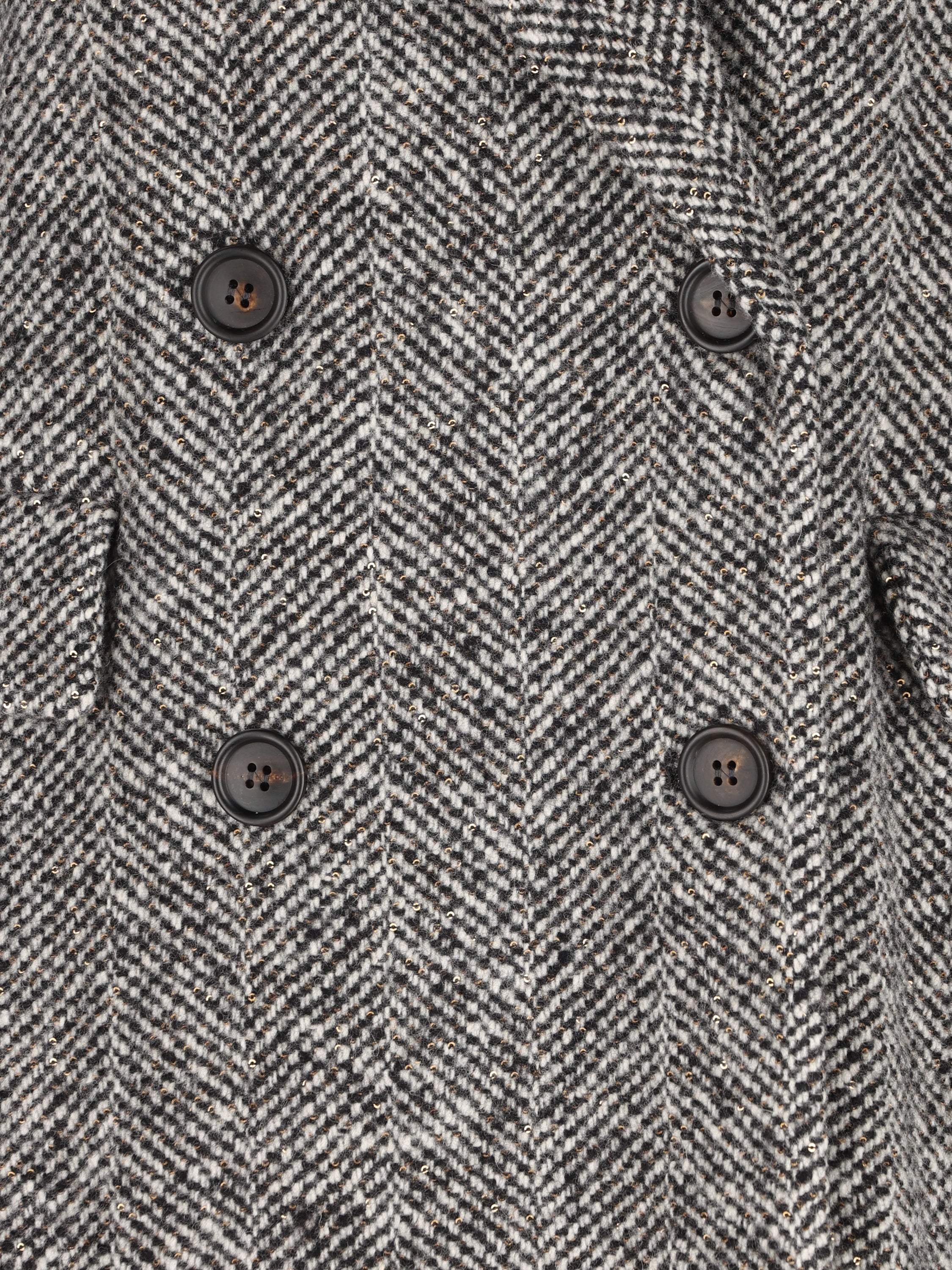 Cappotto realizzato in lana vergine e poliestere. MG5709954 C003 BRUNELLO CUCINELLI 