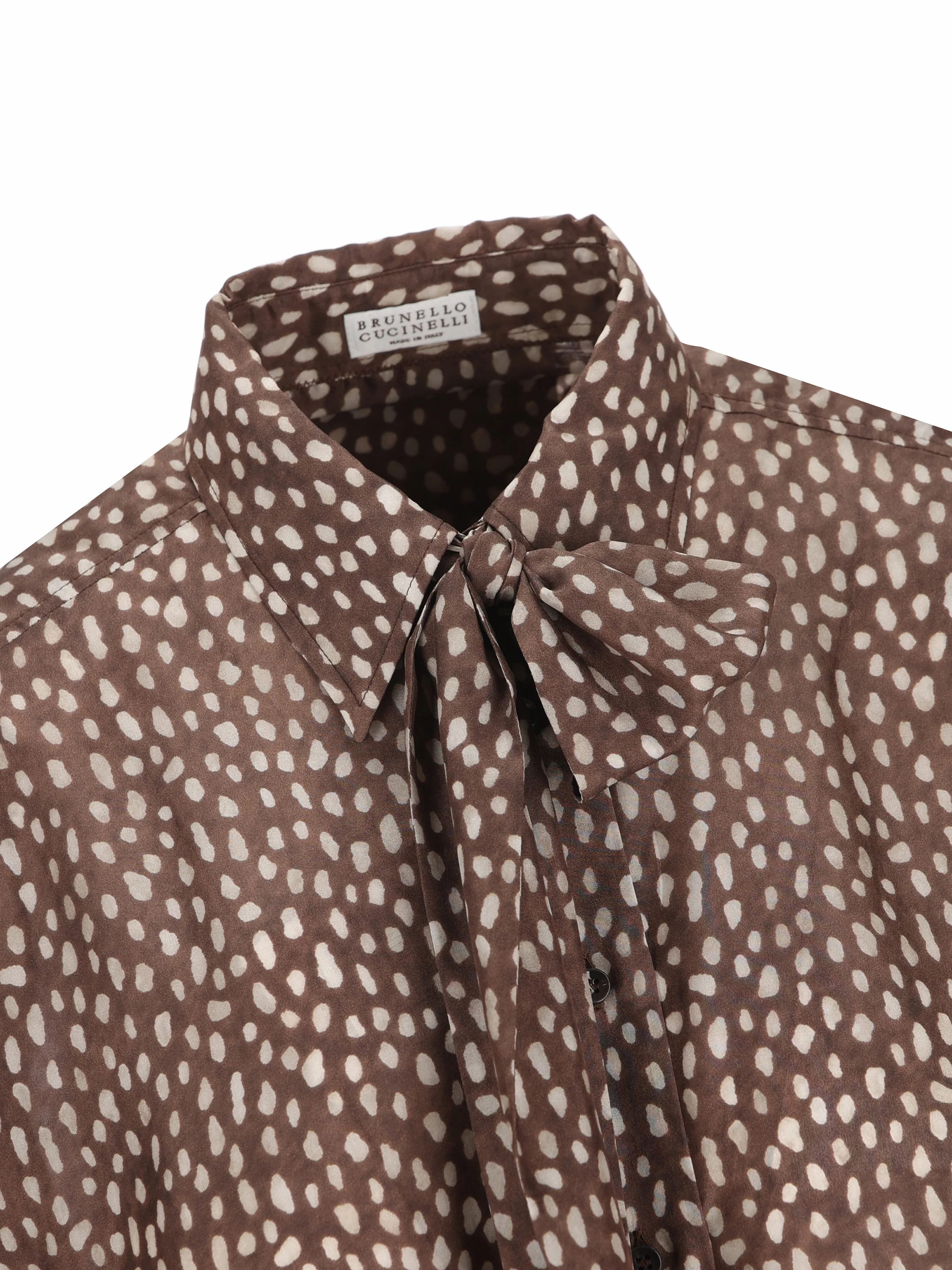Camicia realizzata in seta. MG962M2Z06 C006 BRUNELLO CUCINELLI 