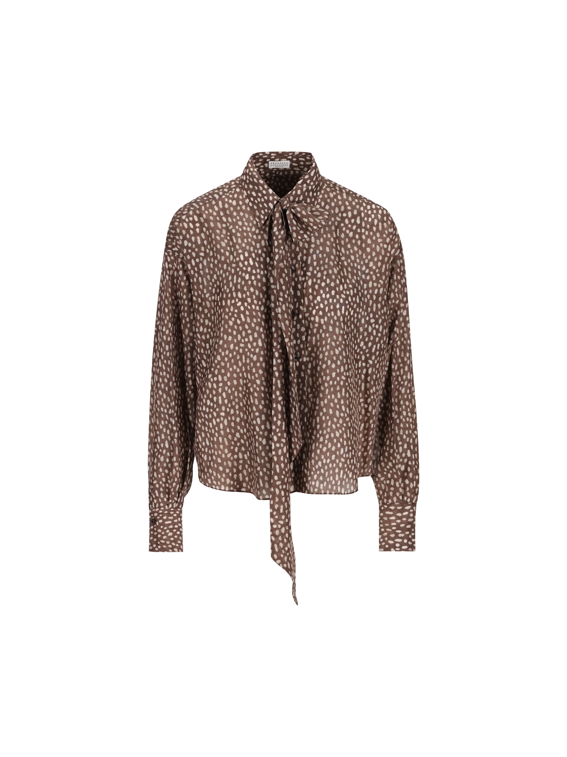 Camicia realizzata in seta. MG962M2Z06 C006 BRUNELLO CUCINELLI 