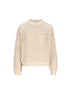 Maglia Donna Traforata con Paillettes MGO378800 CGM42 BRUNELLO CUCINELLI 