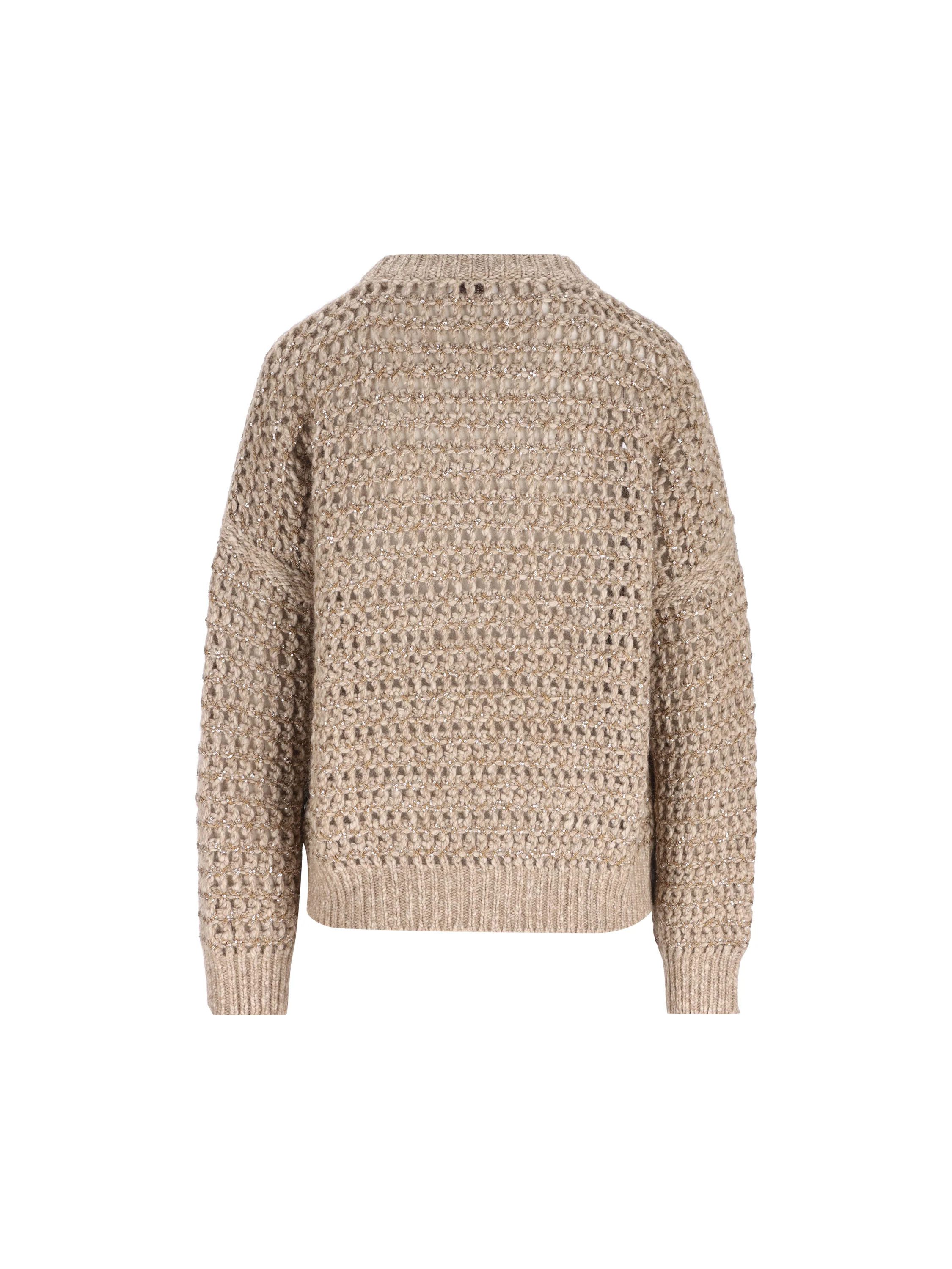 Maglia Donna Traforata con Paillettes MGO378800 CVA05 BRUNELLO CUCINELLI 