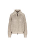 Cardigan Dazzling in Lana Vergine Soft e Cashmere a Rete MGO378806 CVA05 BRUNELLO CUCINELLI 
