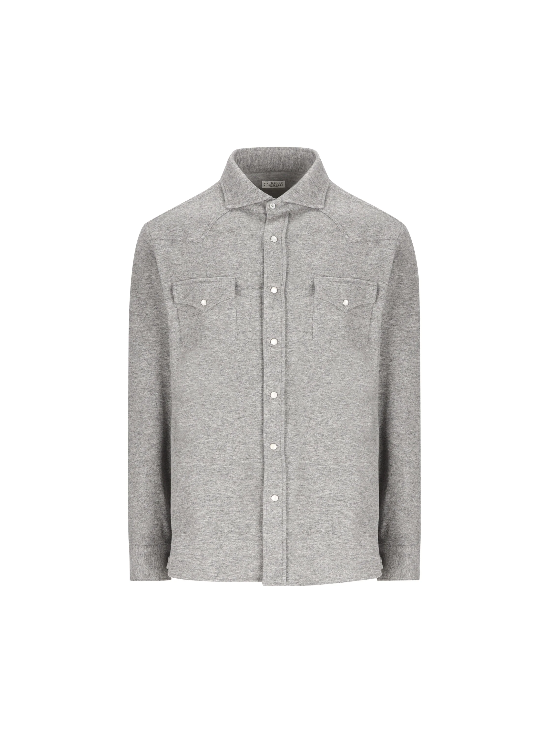 Camicia realizzata in misto cashmere MM840KC01 C8469 BRUNELLO CUCINELLI 