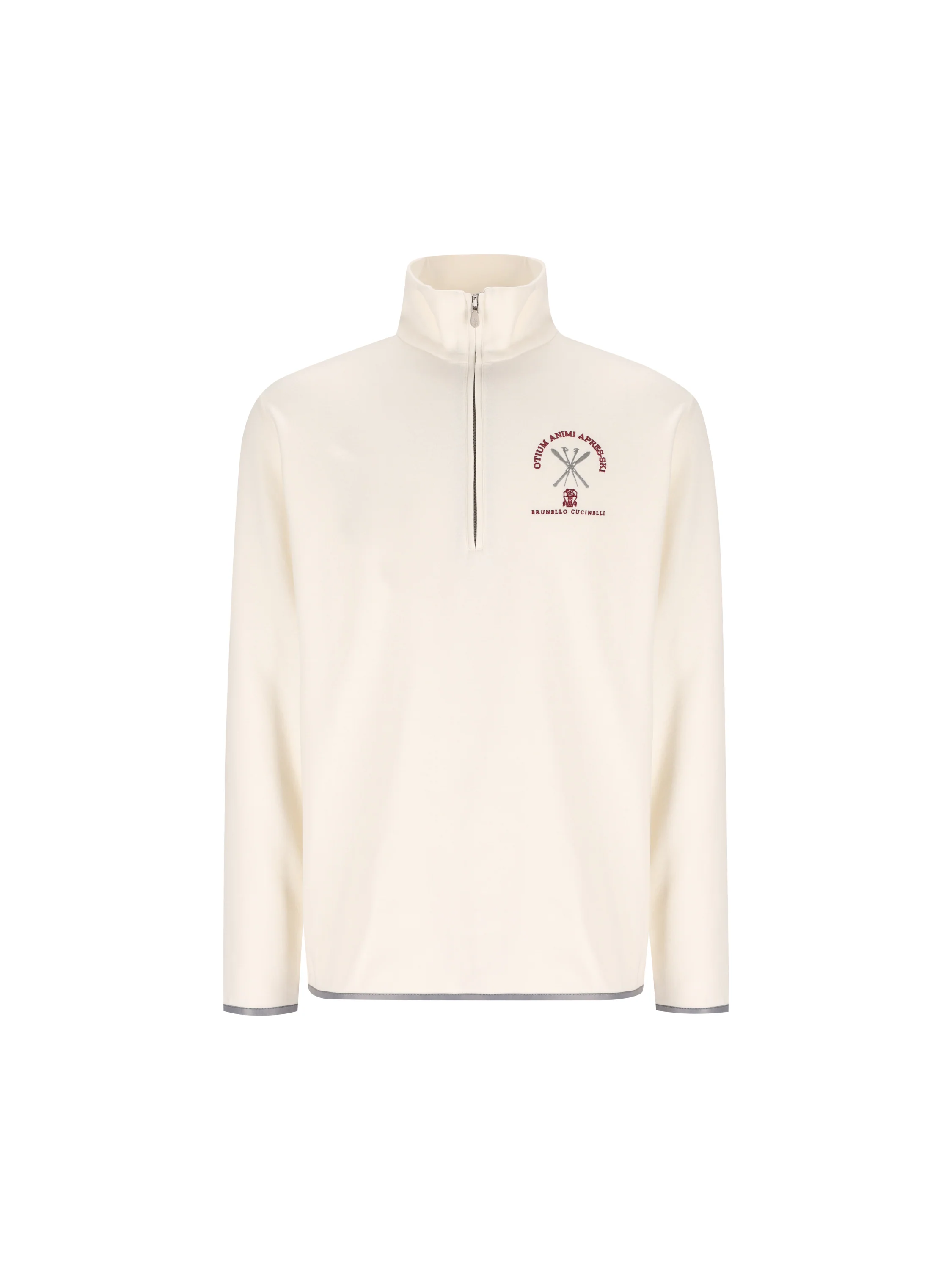 Maglia Dolcevita con Zip in Lana MM840KT61 C8240 BRUNELLO CUCINELLI 