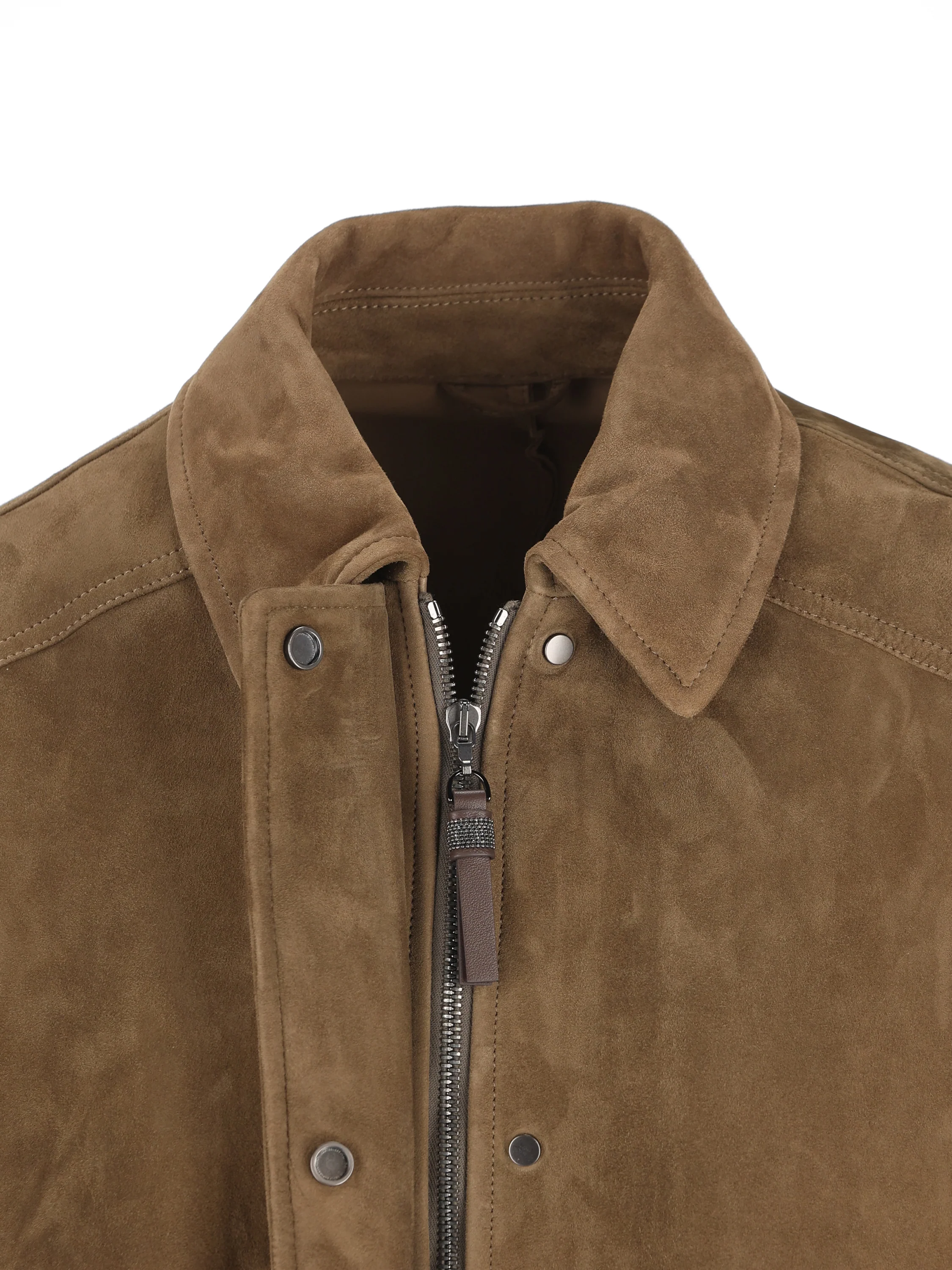 Giacca realizzata in vera pelle. MPCAI7594 C9801 BRUNELLO CUCINELLI 