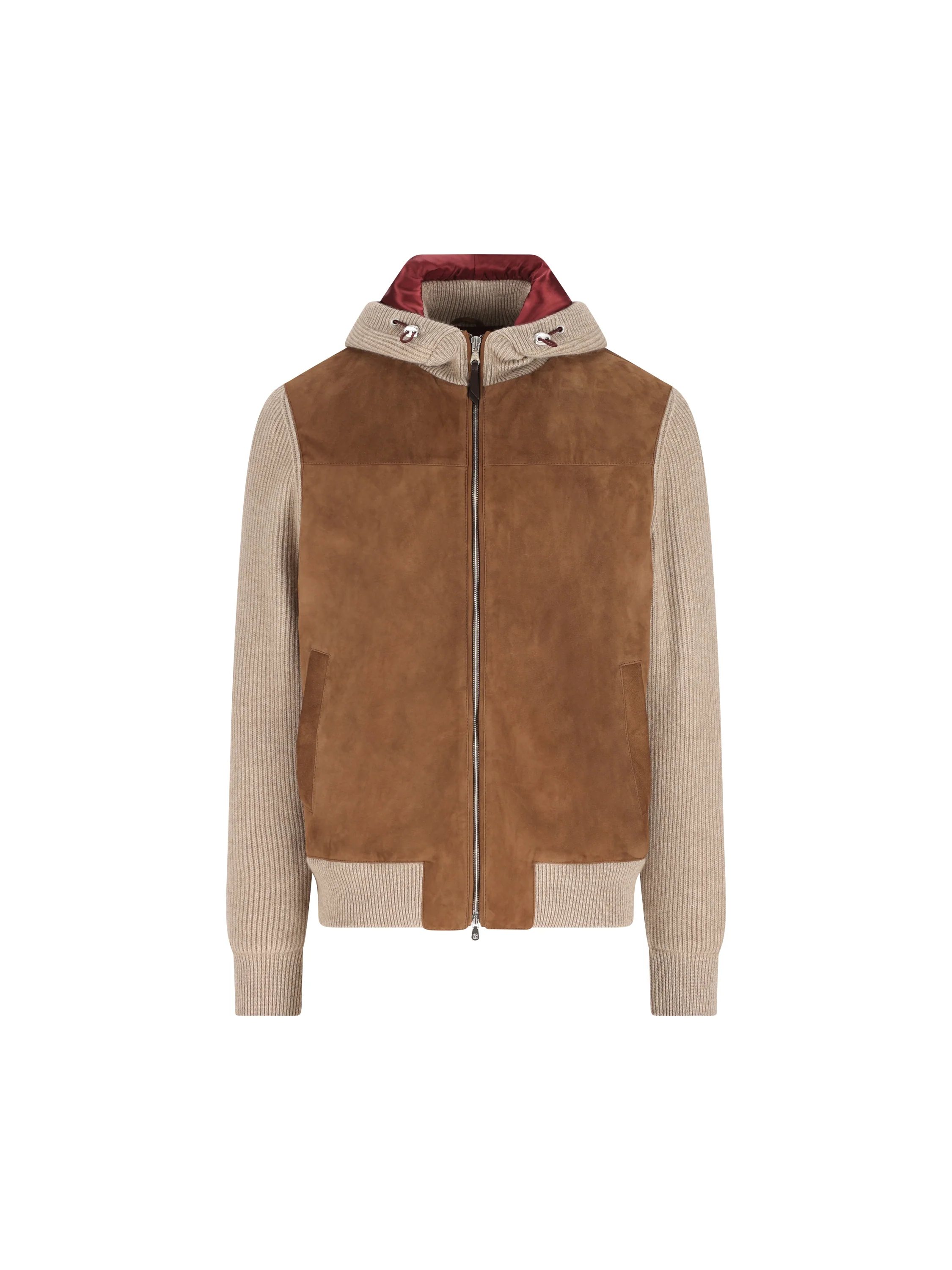 Bomber realizzato in camoscio. MPCLF2053 CIW19 BRUNELLO CUCINELLI 