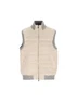 Gilet realizzato in pelle. MPCLF2098 CYX41 BRUNELLO CUCINELLI 