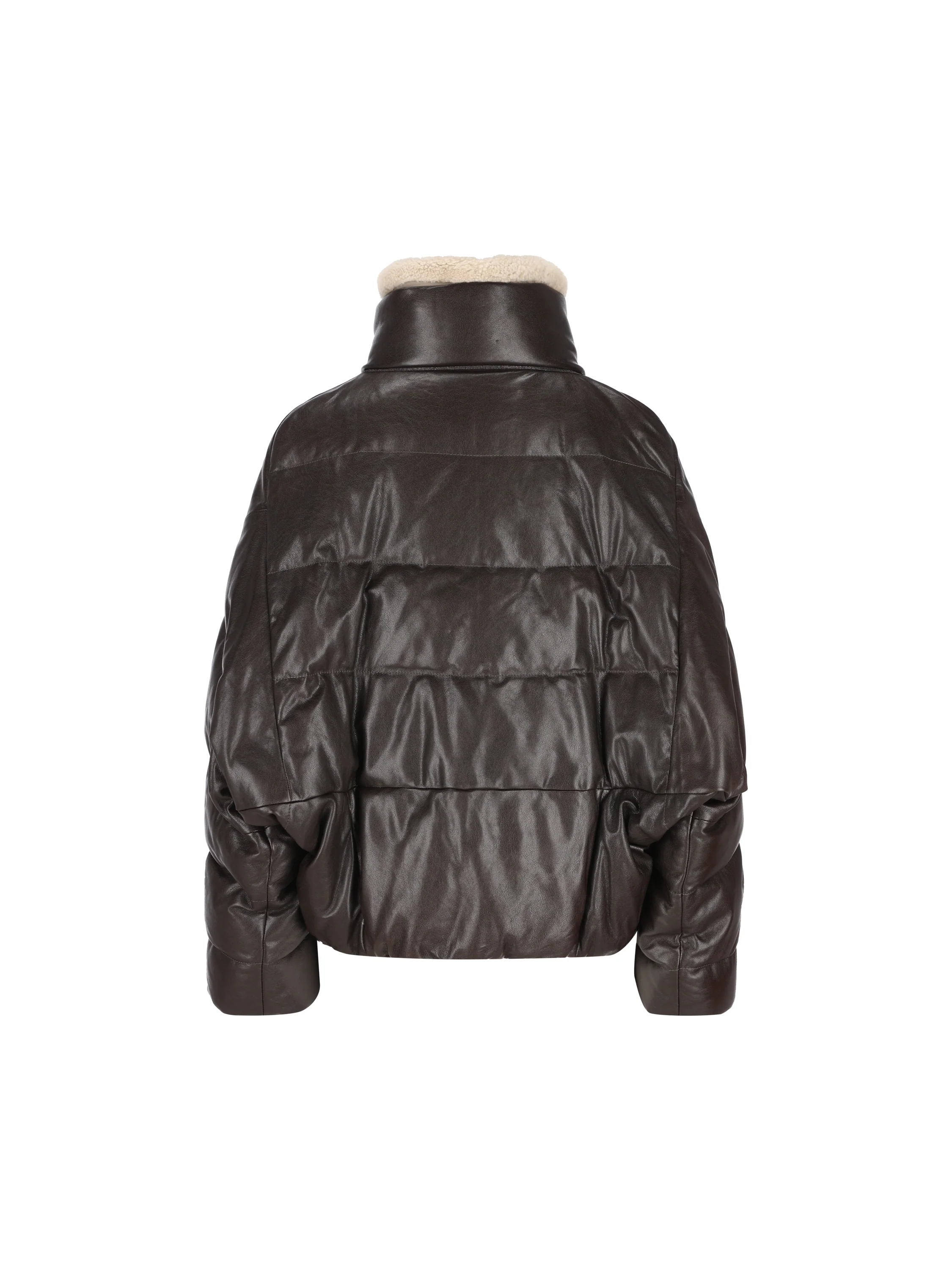 Giacca in pelle trapuntata. MPCTN7552 C4192 BRUNELLO CUCINELLI