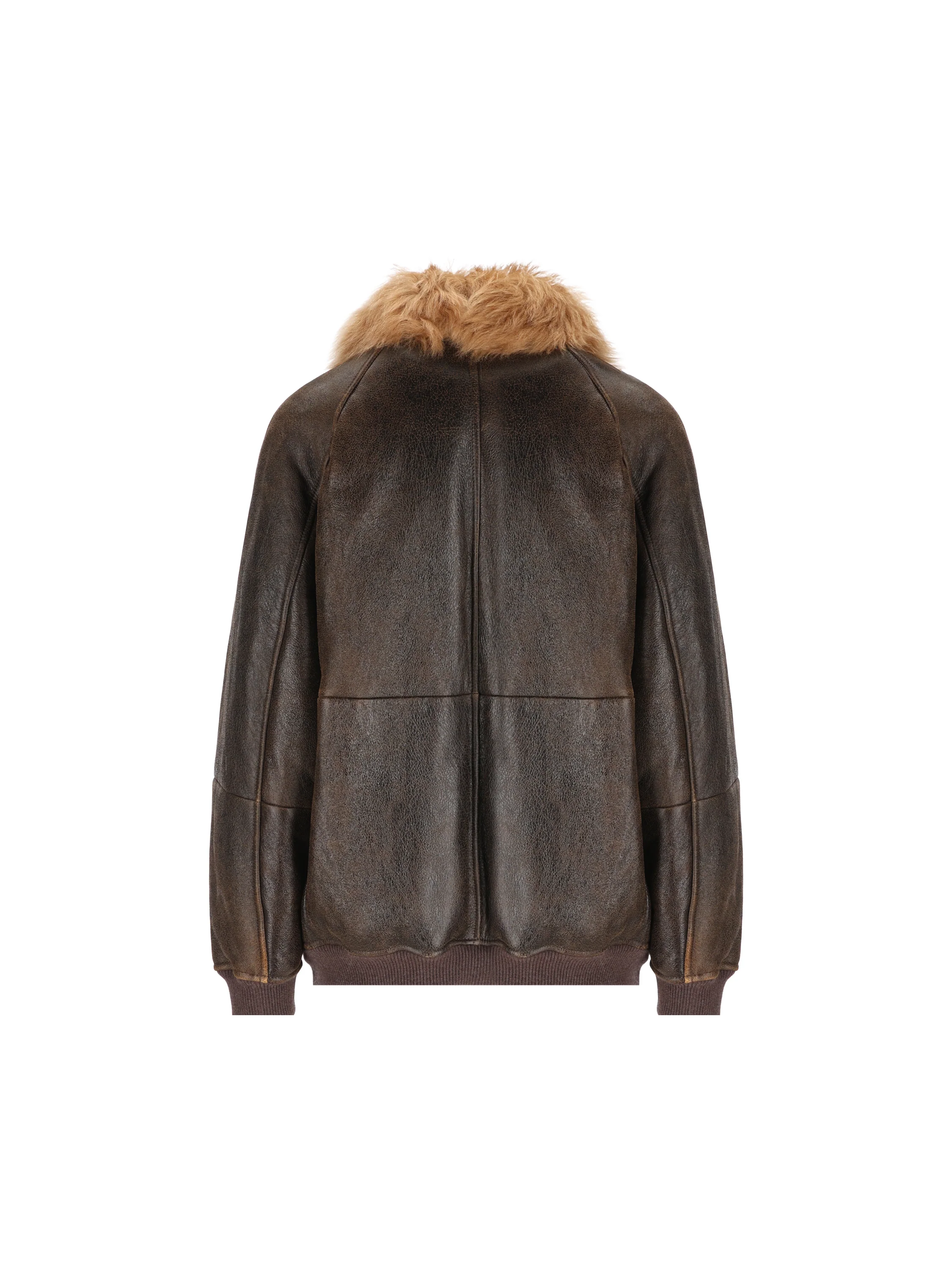 Bomber realizzat in shearling. MPMMA7564 C9998 BRUNELLO CUCINELLI