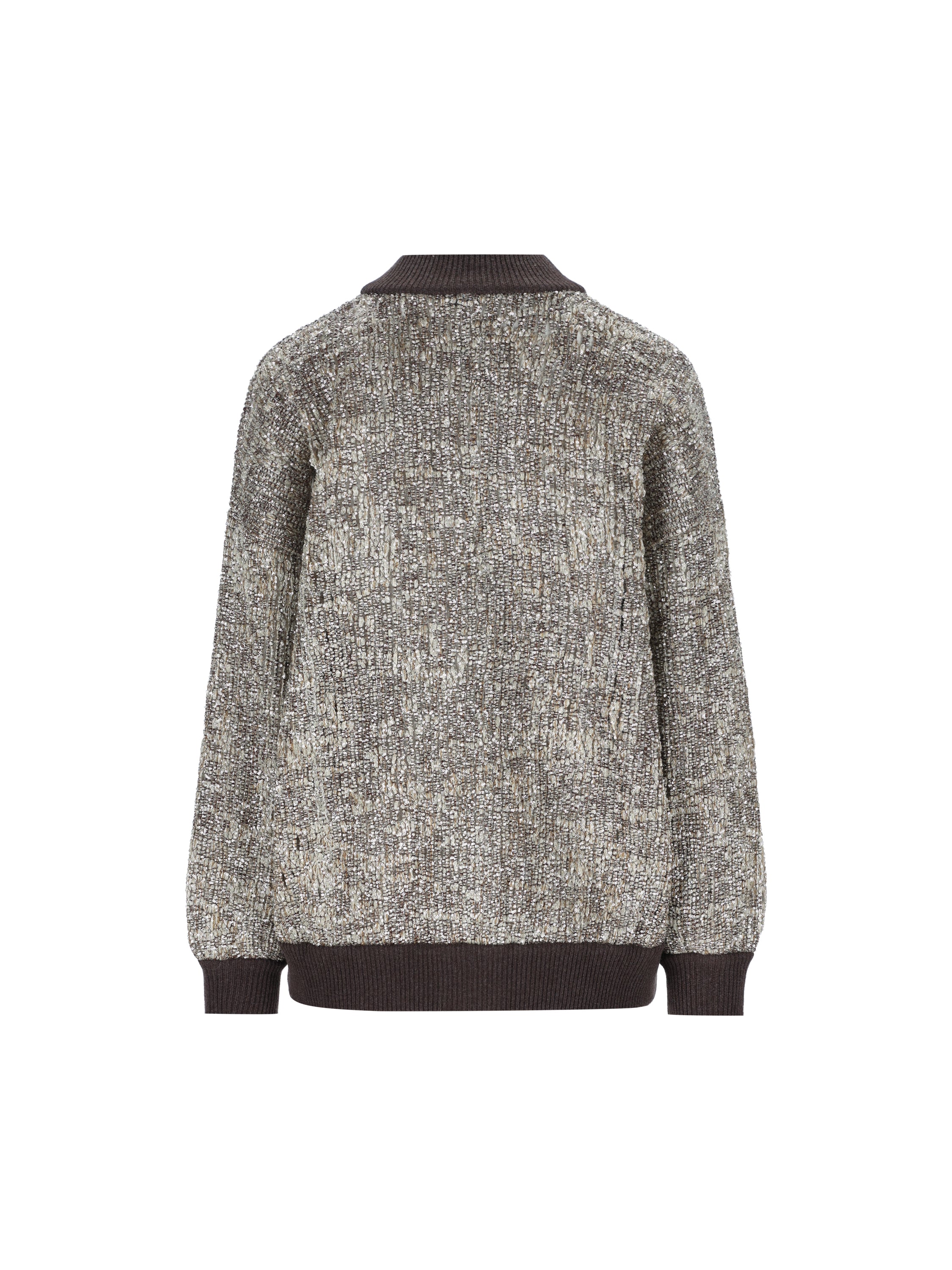 Cardigan realizzato in poliammide e poliestere. MRKR12216 CFS34 BRUNELLO CUCINELLI 
