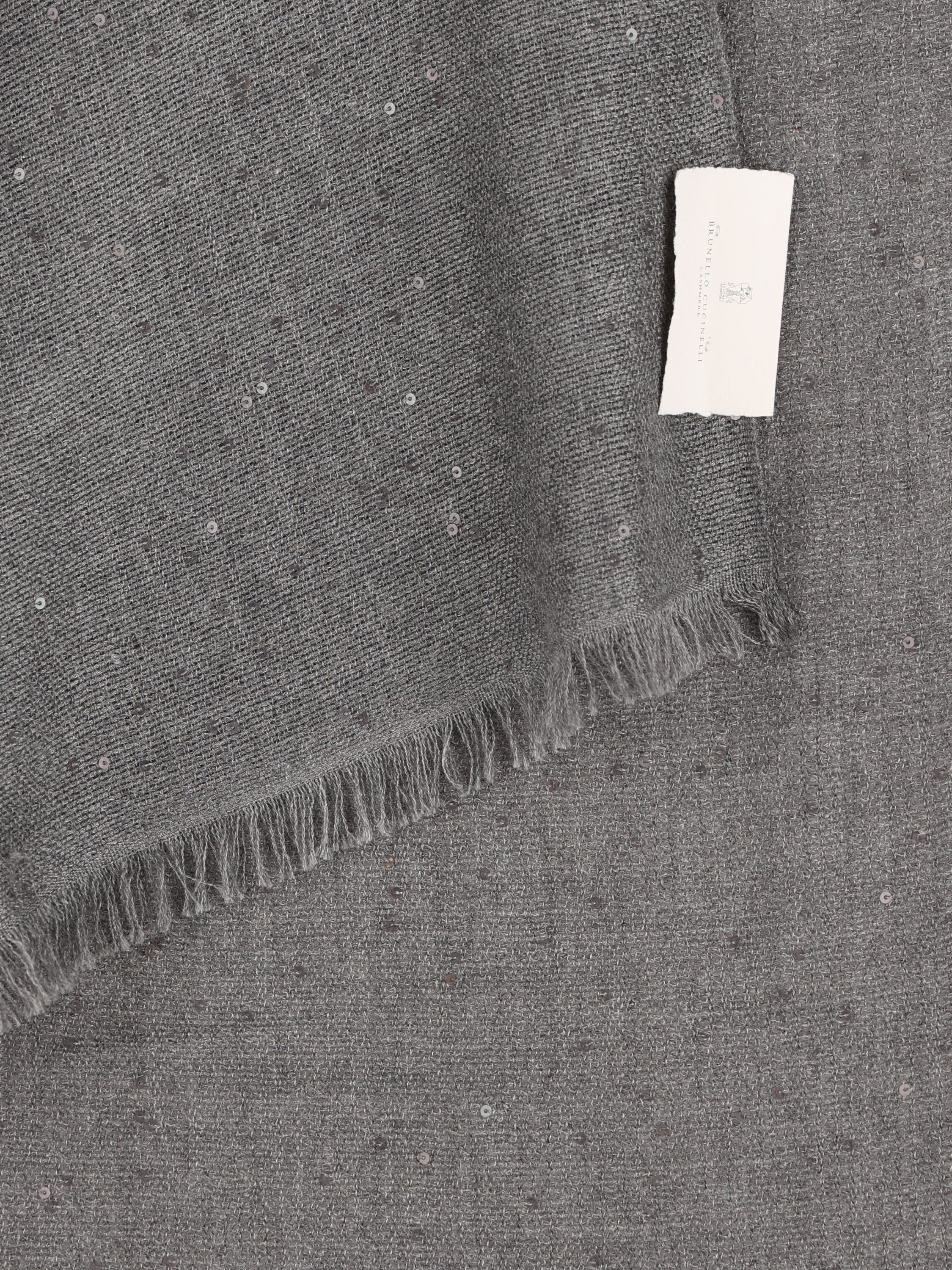 Sciarpa Diamante in Cashmere e Seta MSC915029 C074 BRUNELLO CUCINELLI 