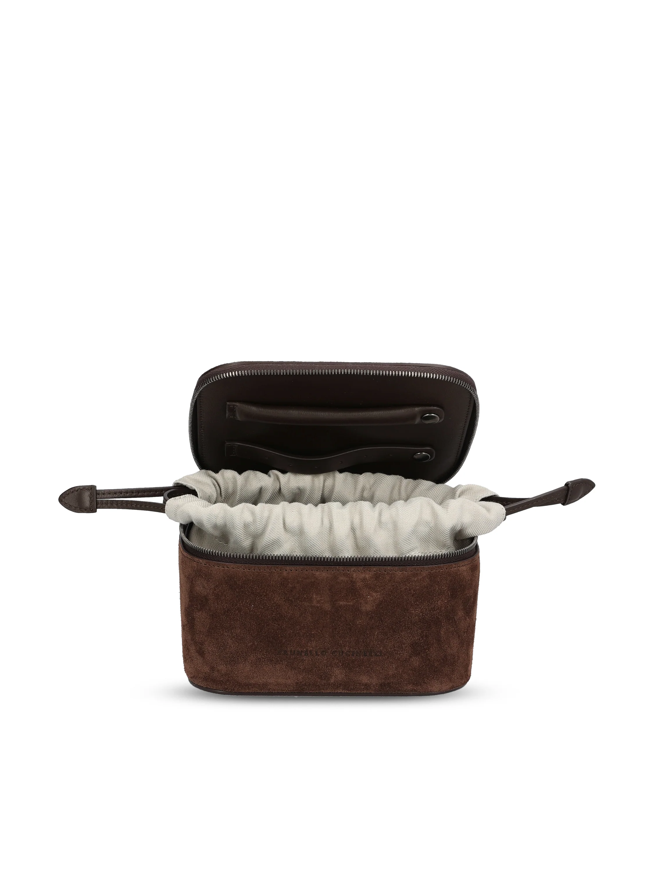 Portagioie realizzato in camoscio. MWDLM2728 C9885 BRUNELLO CUCINELLI
