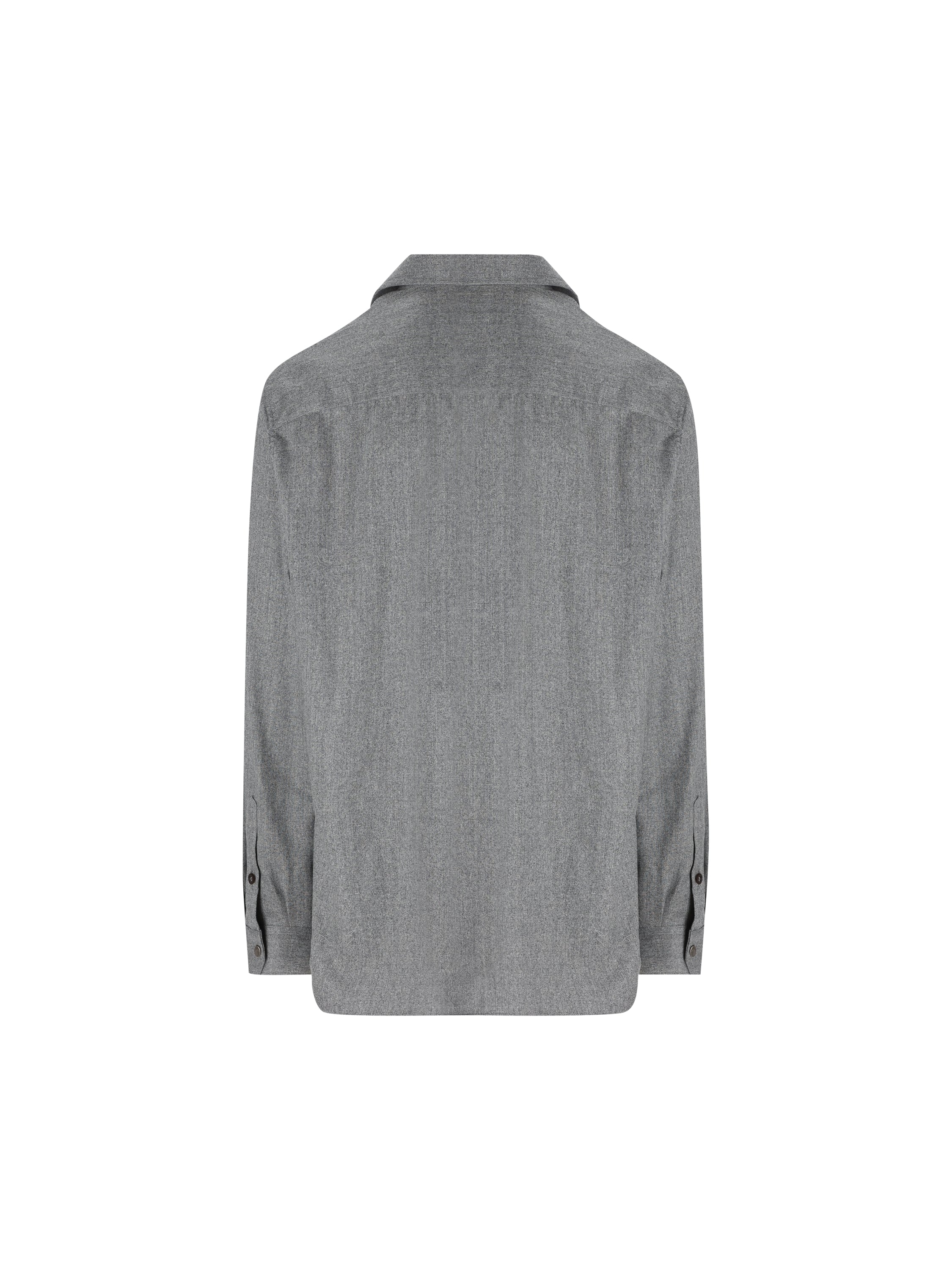 Overshirt realizzata in lana MY6660721 C002 BRUNELLO CUCINELLI 