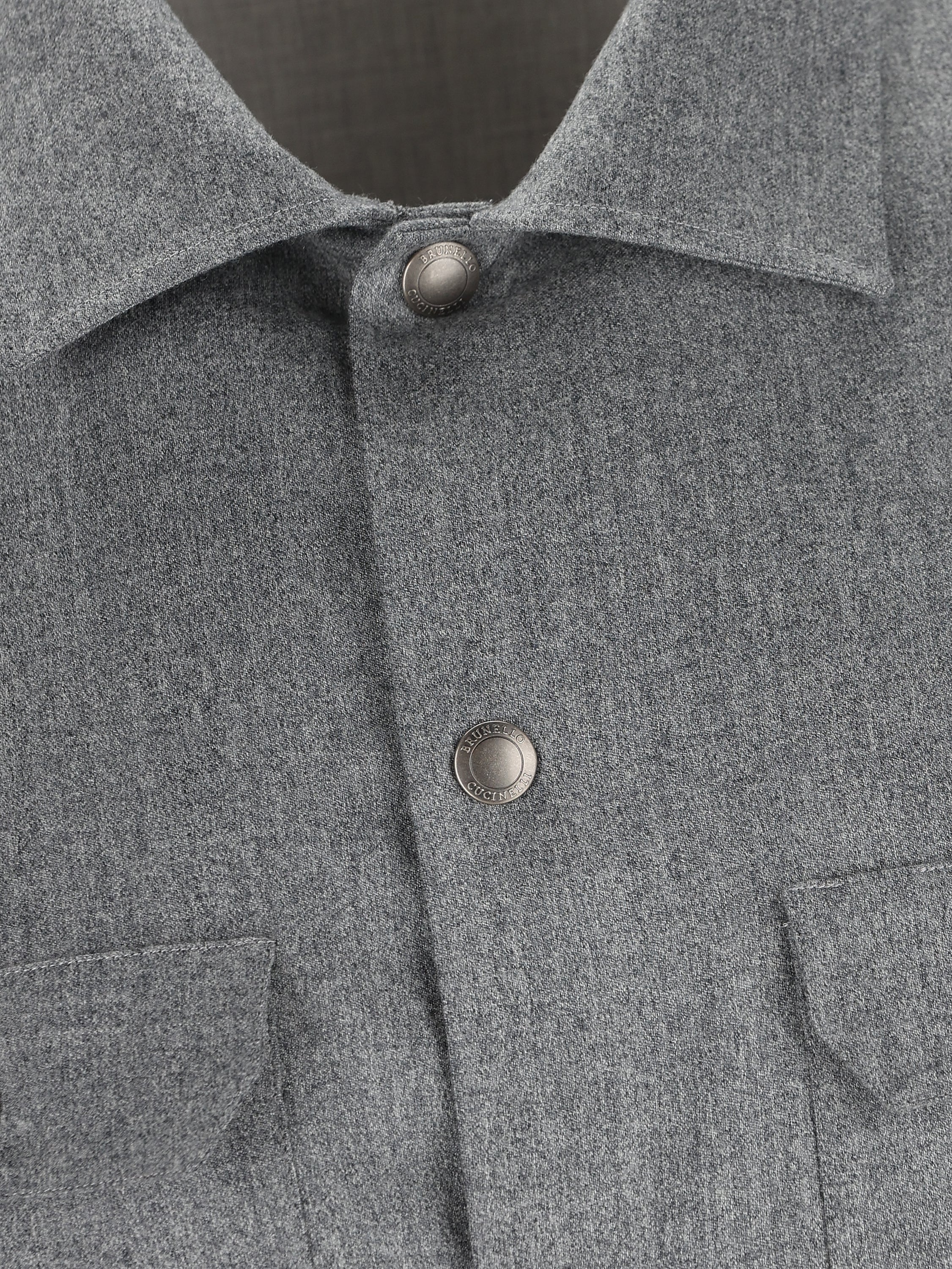 Overshirt realizzata in lana MY6660721 C002 BRUNELLO CUCINELLI