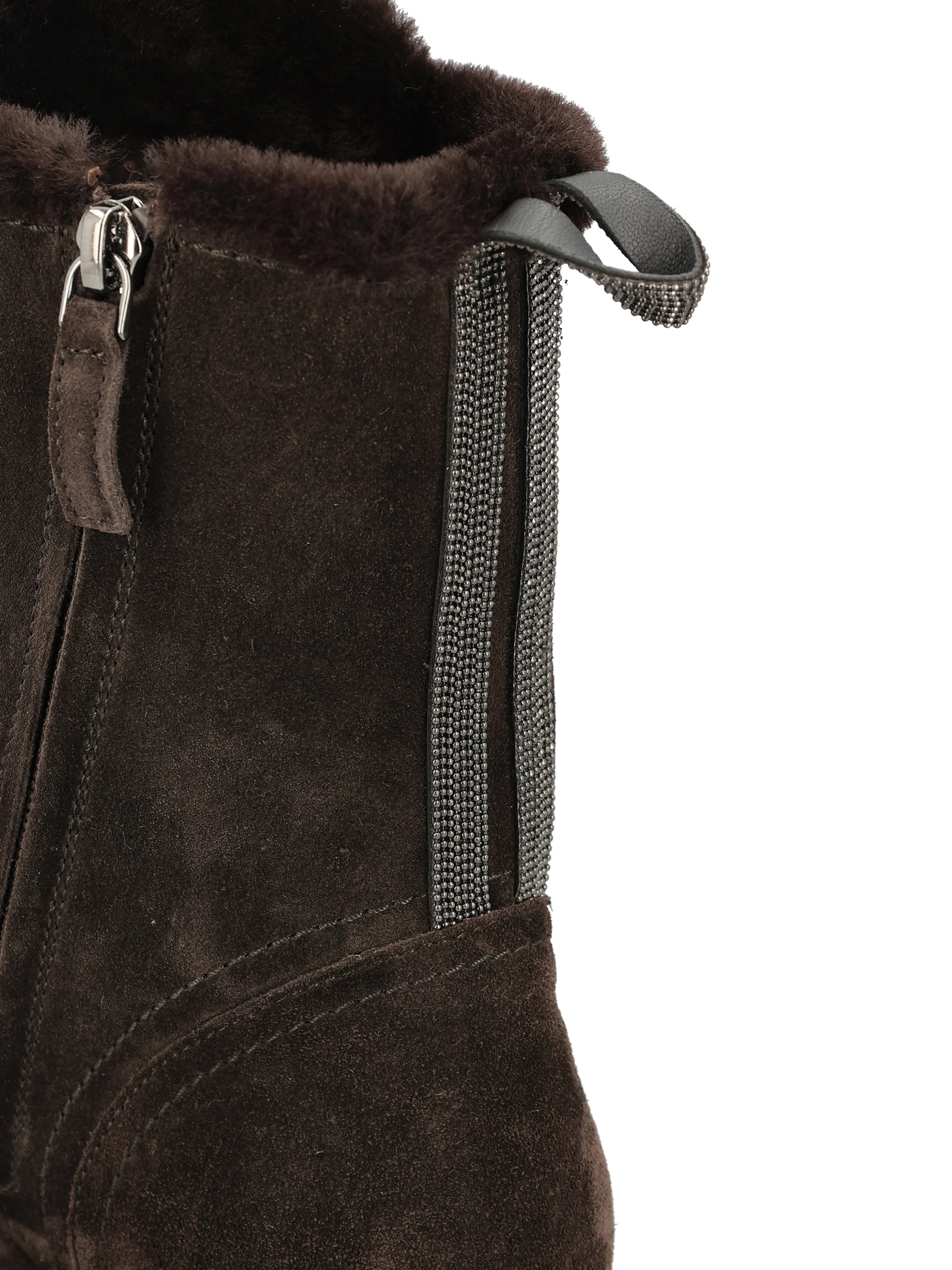 Stivali realizzati in camoscio. MZSFG3123 C9795 BRUNELLO CUCINELLI 