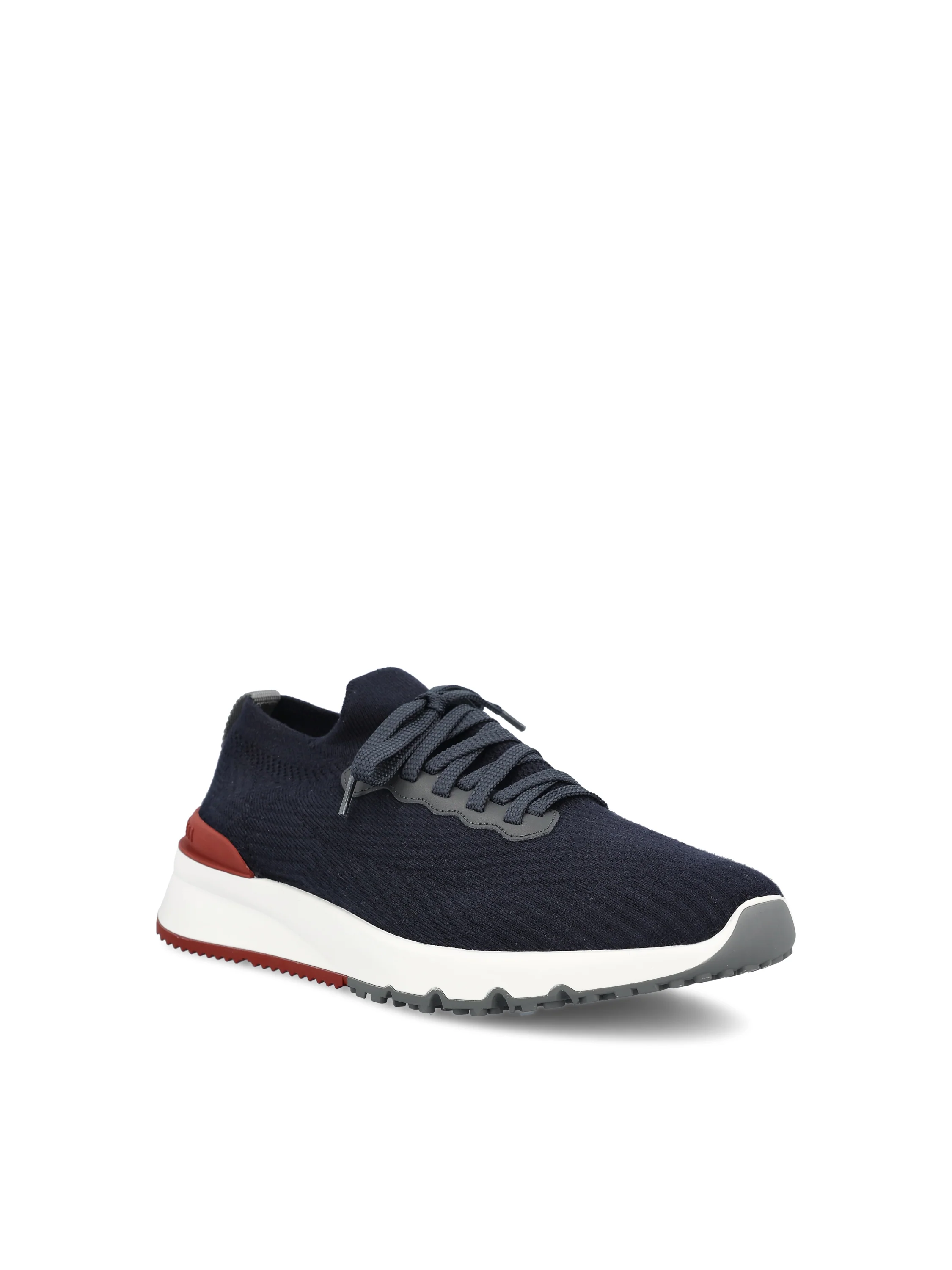Sneakers realizzate in maglia. MZUPMBO252 CP307 BRUNELLO CUCINELLI