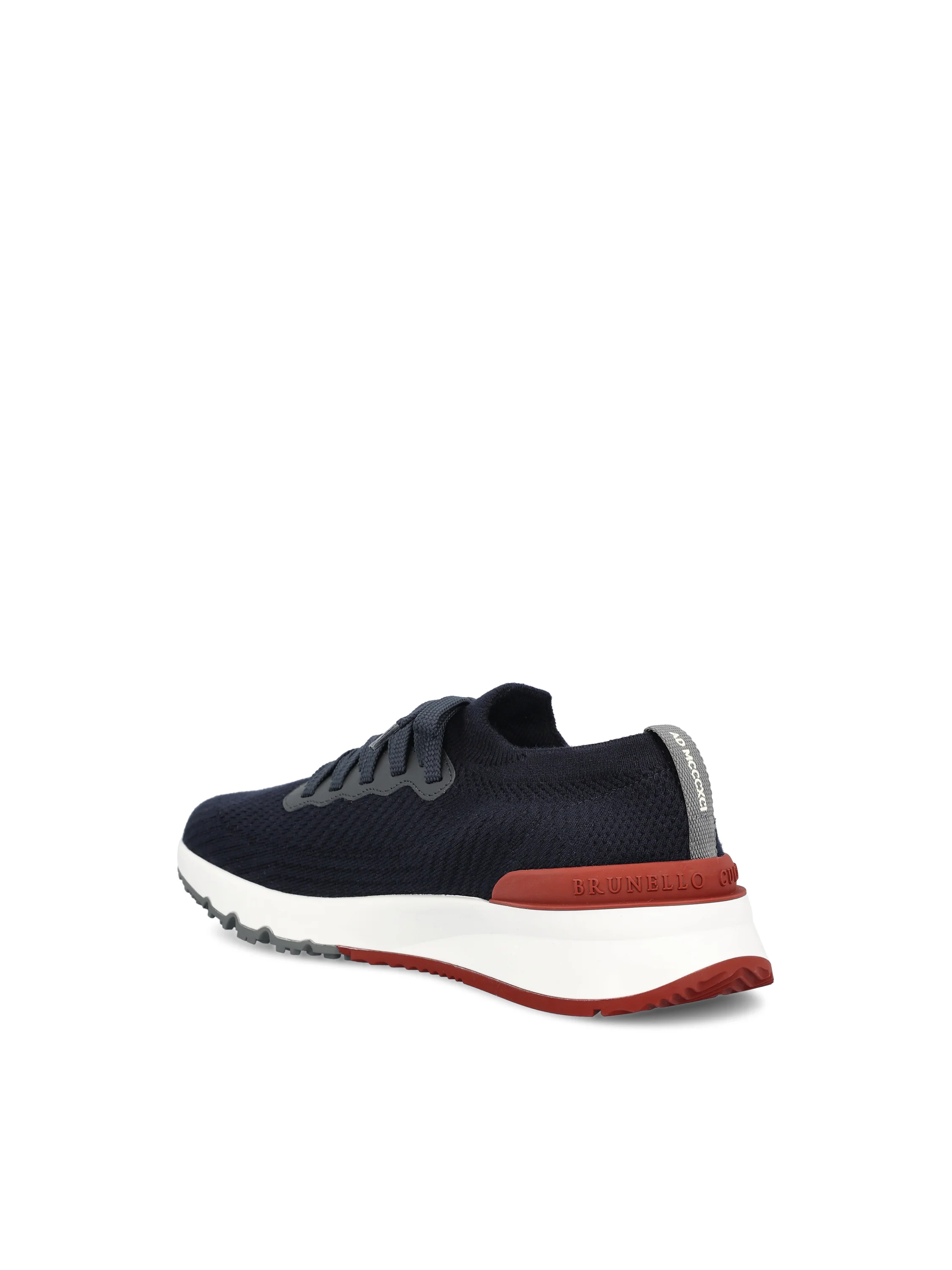 Sneakers realizzate in maglia. MZUPMBO252 CP307 BRUNELLO CUCINELLI 
