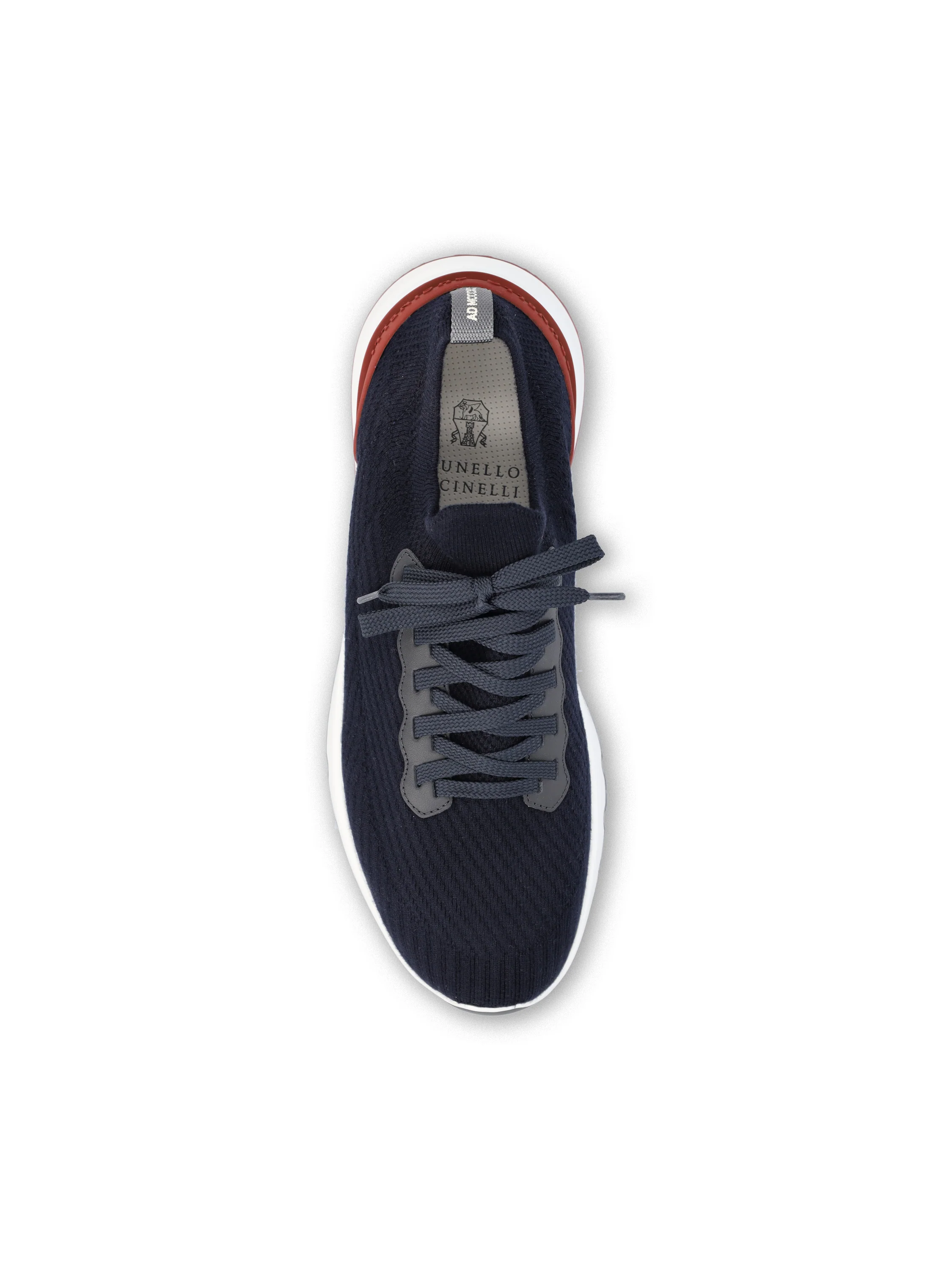 Sneakers realizzate in maglia. MZUPMBO252 CP307 BRUNELLO CUCINELLI