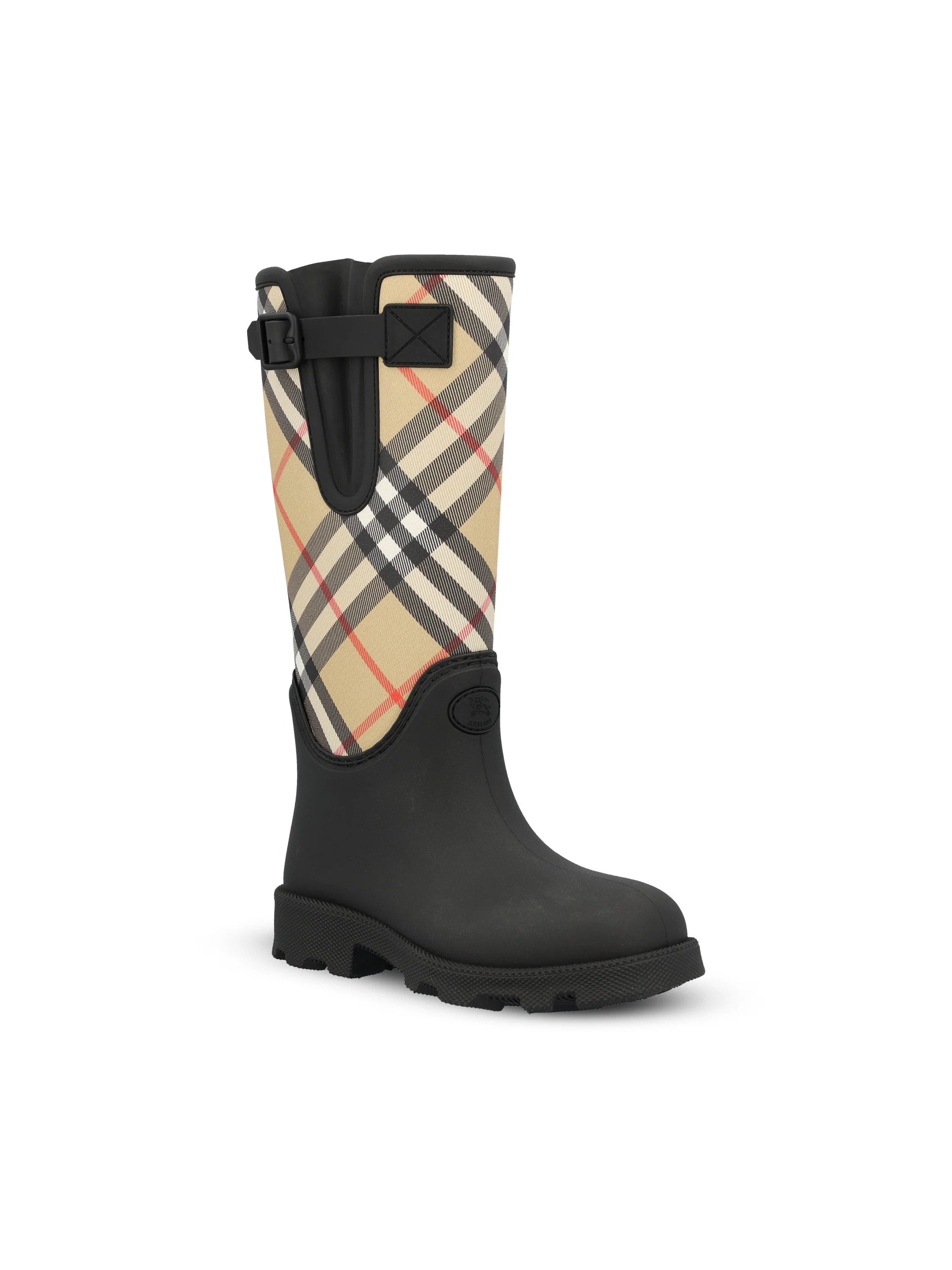 Stivali da pioggia realizzati in Italia in misto gomma e nylon. 8111677 A1189 BURBERRY 