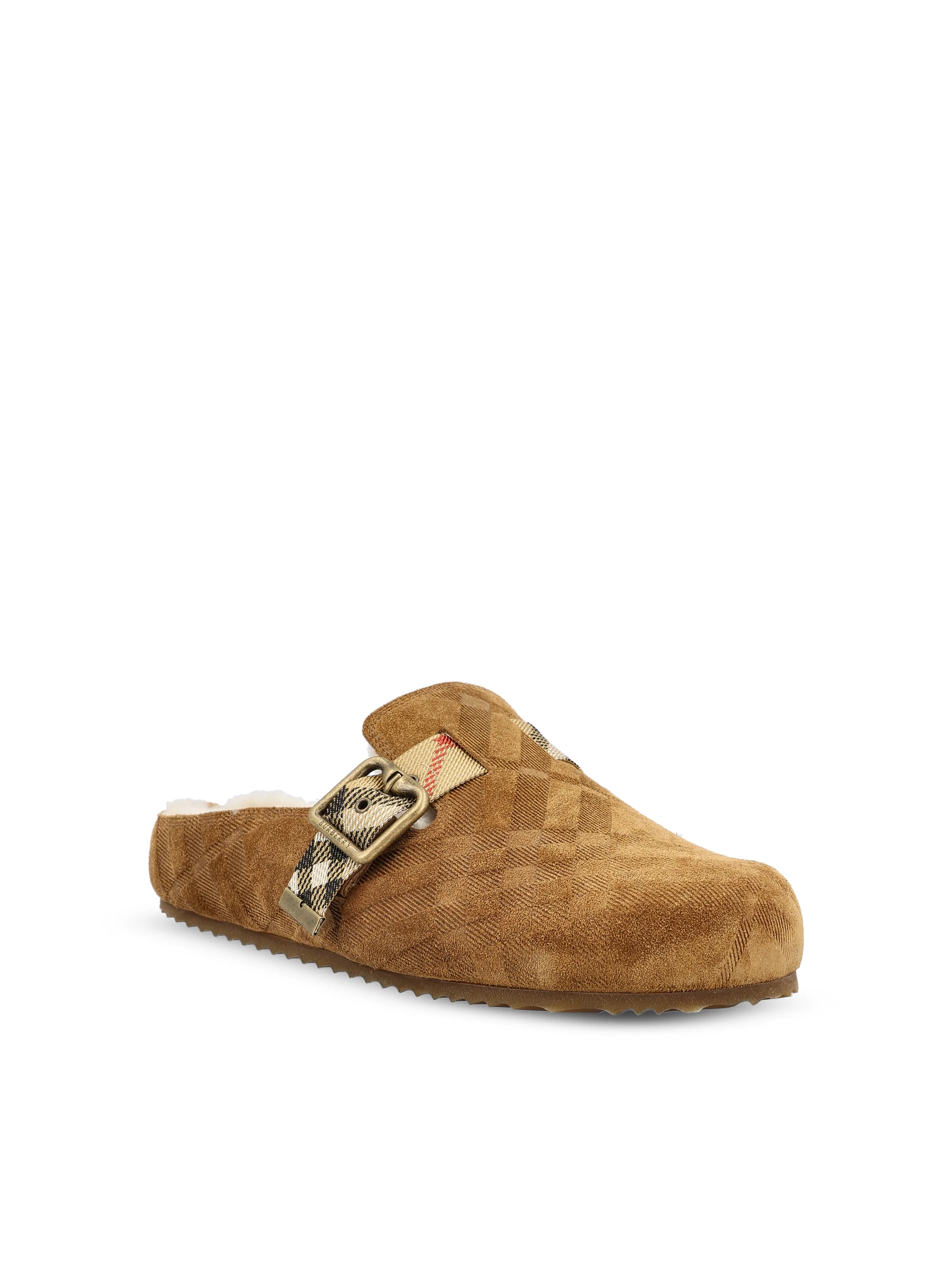 Sabot realizzate in pelle di vitello. 8127776 C1824 BURBERRY