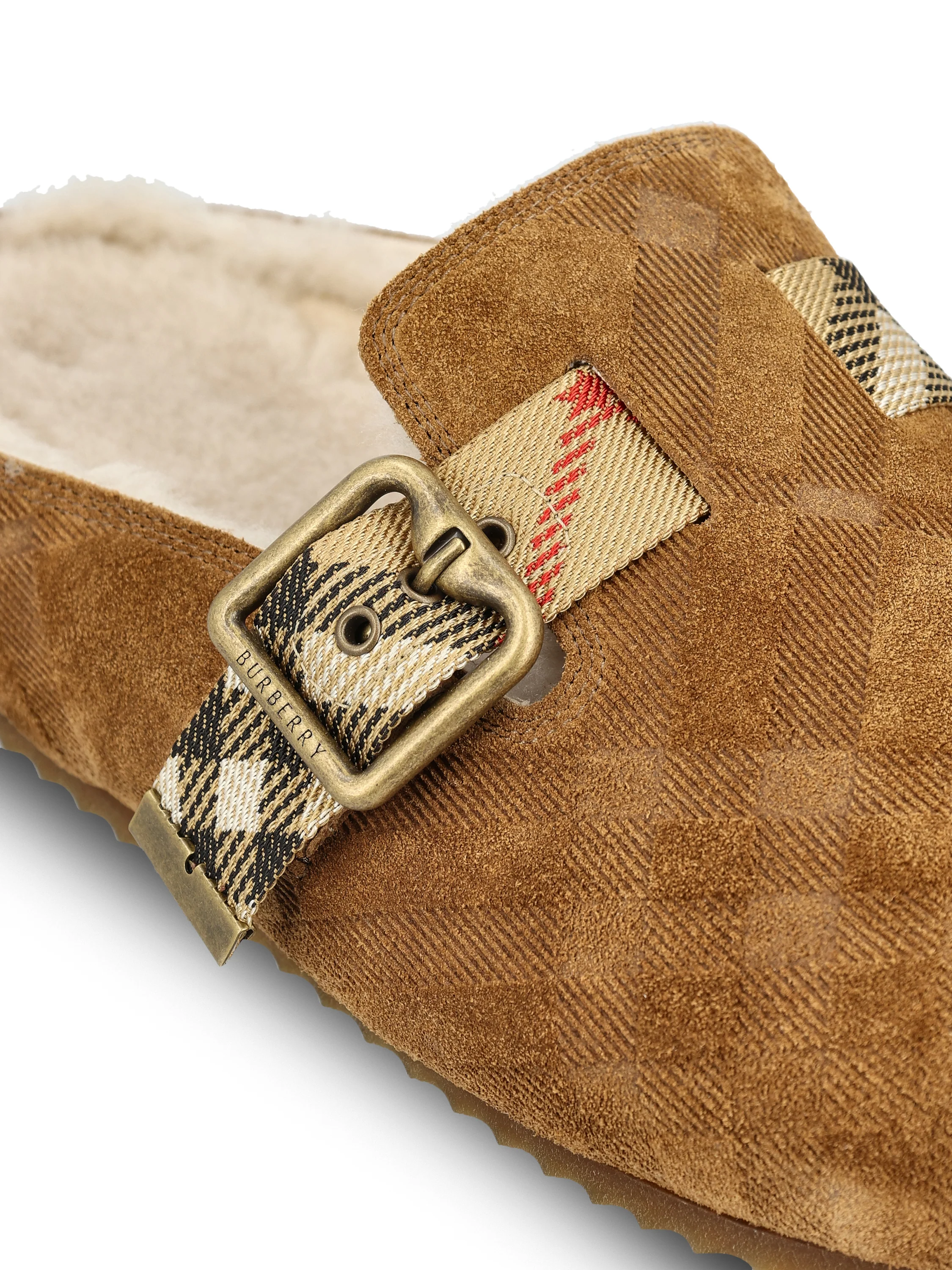 Sabot realizzate in pelle di vitello. 8127776 C1824 BURBERRY