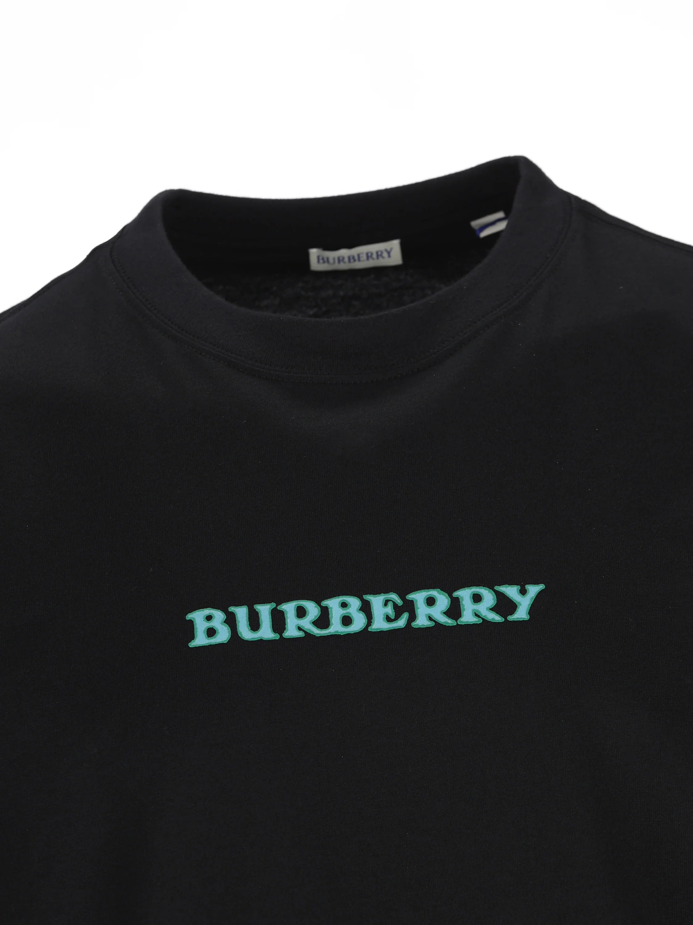 T-shirt girocollo in jersey di cotone. 8128068 A1189 BURBERRY 