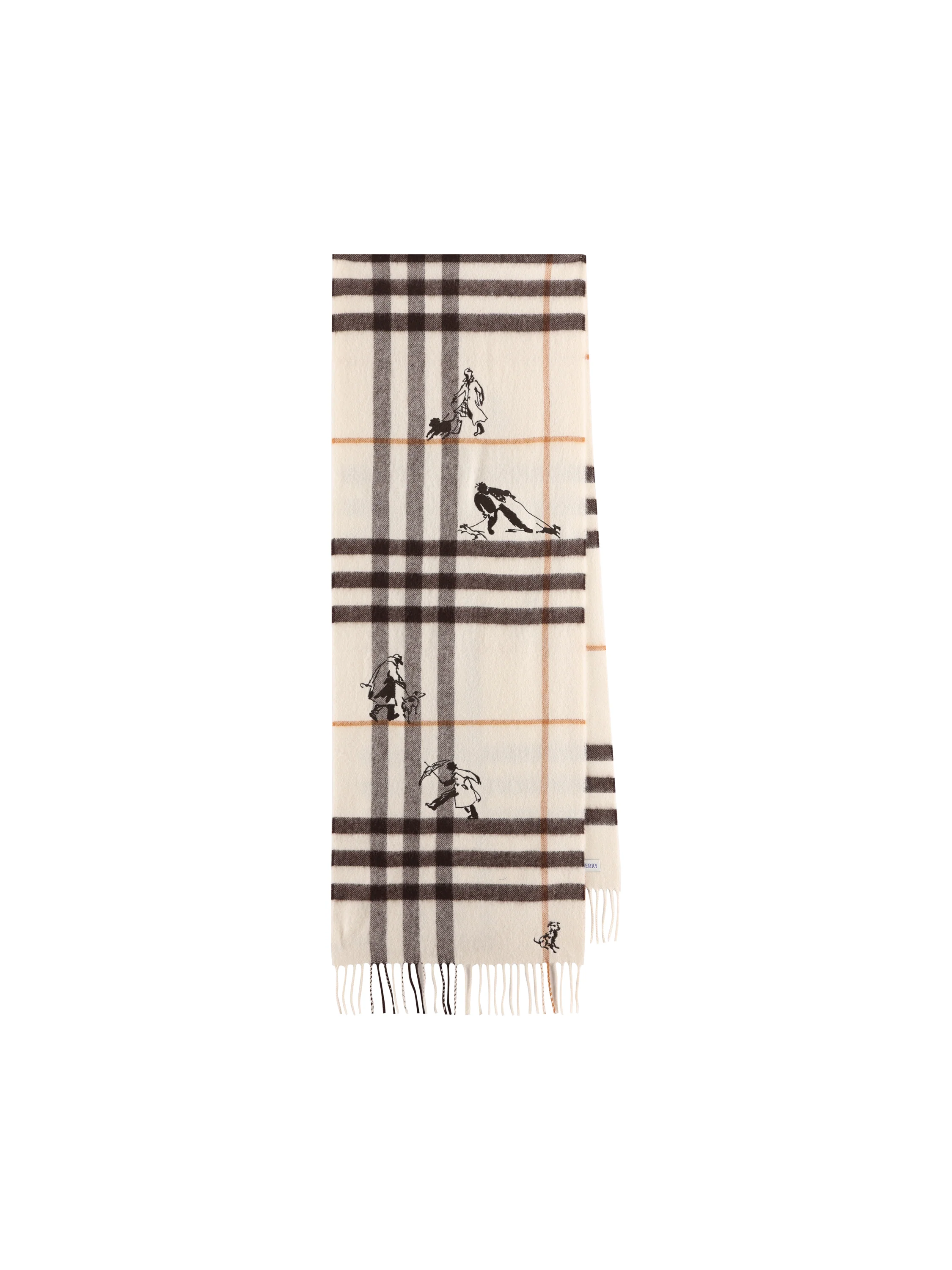 Sciarpa in cashmere Check Mates 8131139 A4486 BURBERRY 