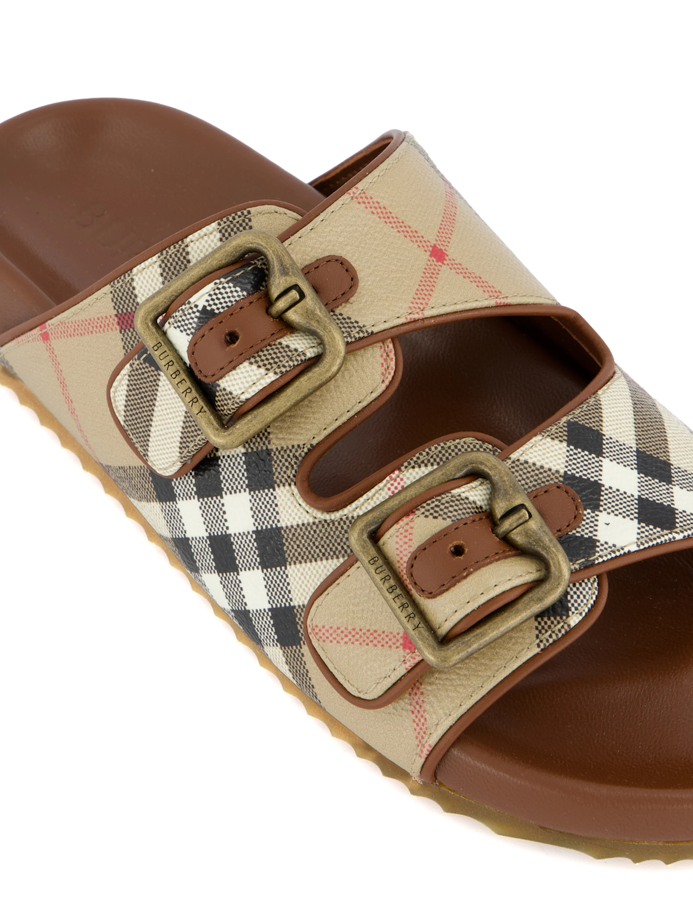 Sandali Urchin Check in pelle 8131424 A7028 BURBERRY 