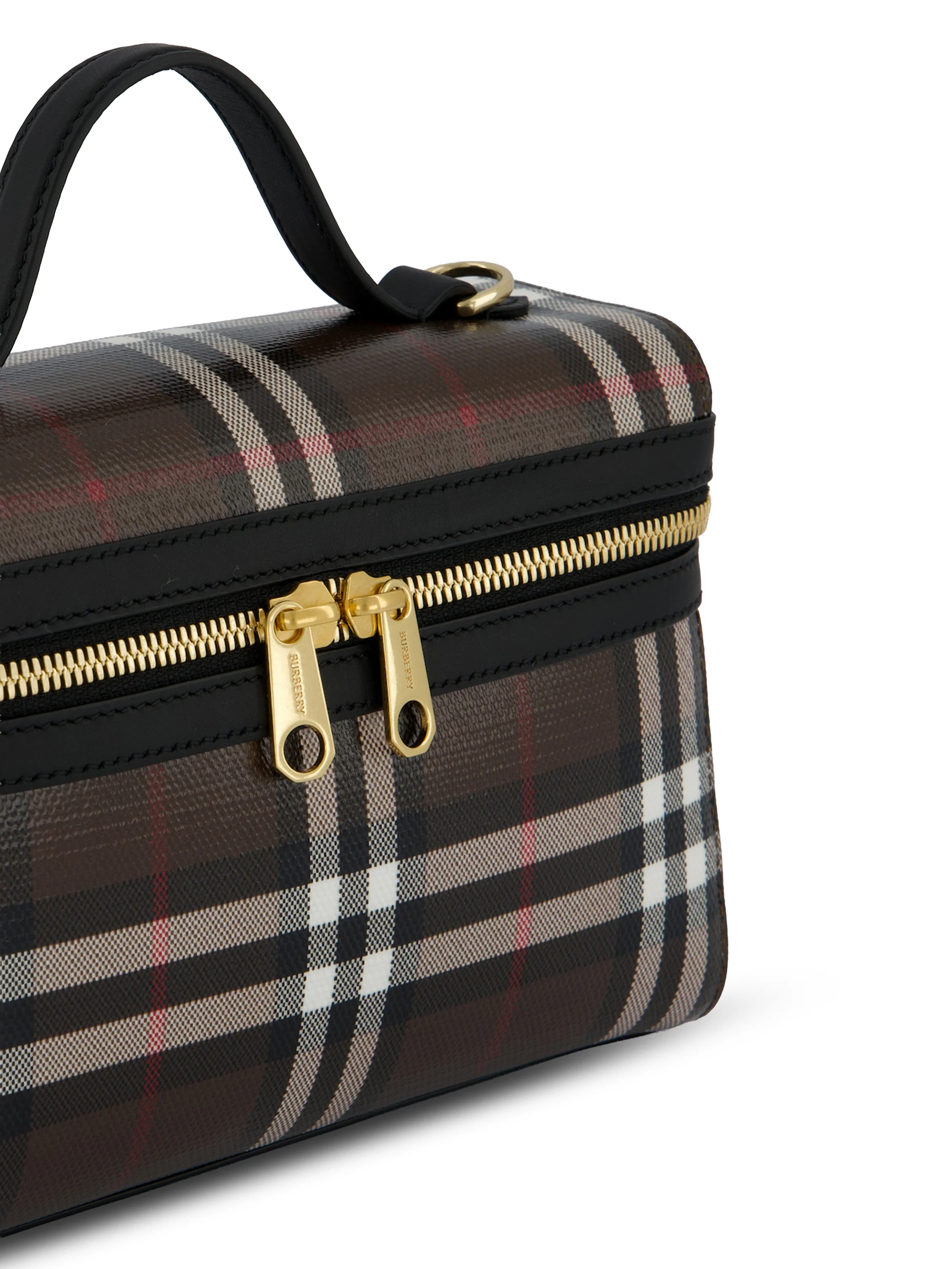 Borsa compatta realizzata in Italia in cotone spalmato 8132098 C6741 BURBERRY 