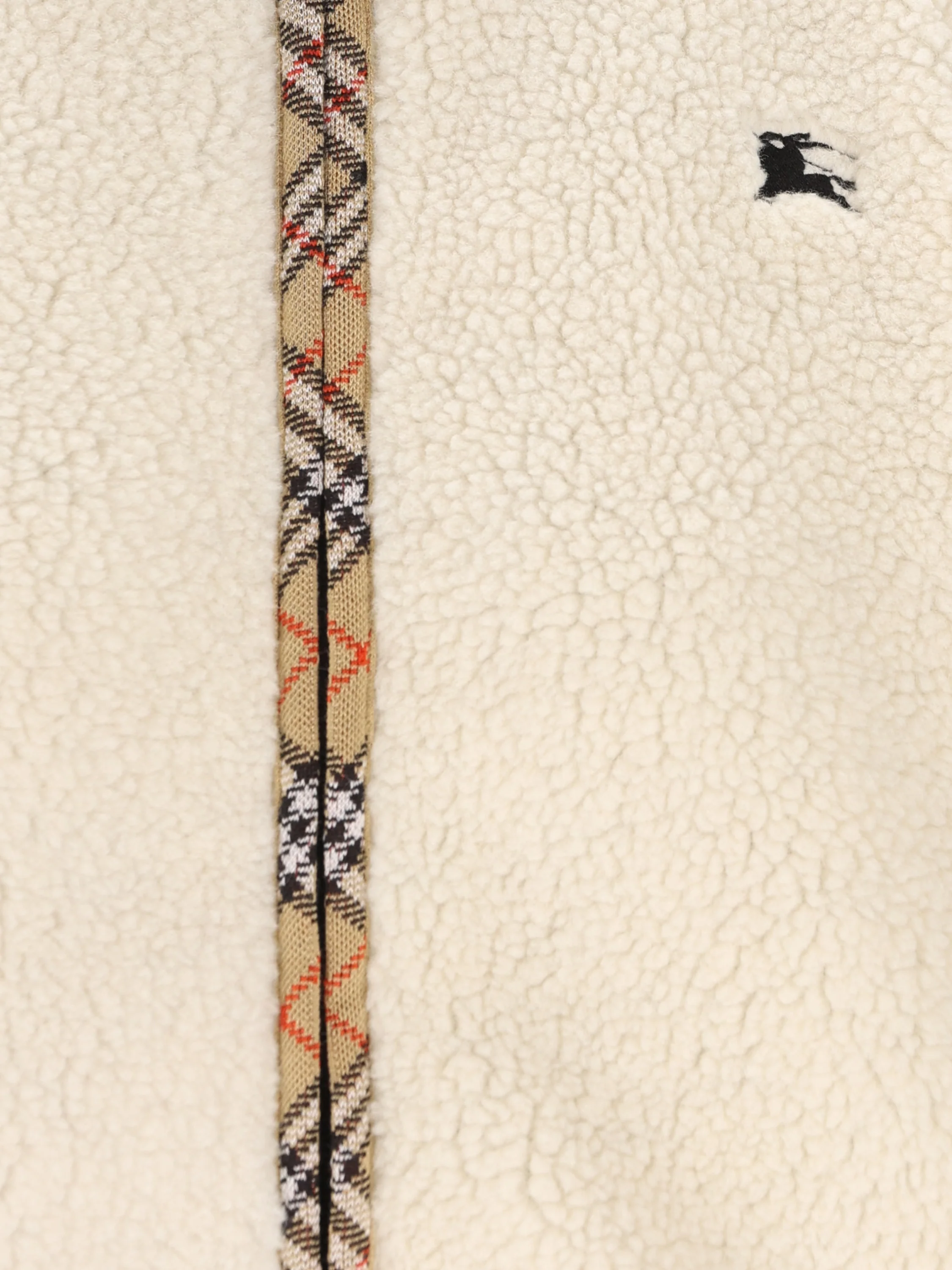 Giacca Cropped in Pile di Misto Lana e Cashmere 8132435 C6056 BURBERRY 