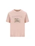 T-shirt girocollo in jersey di cotone 8132677 C2989 BURBERRY 