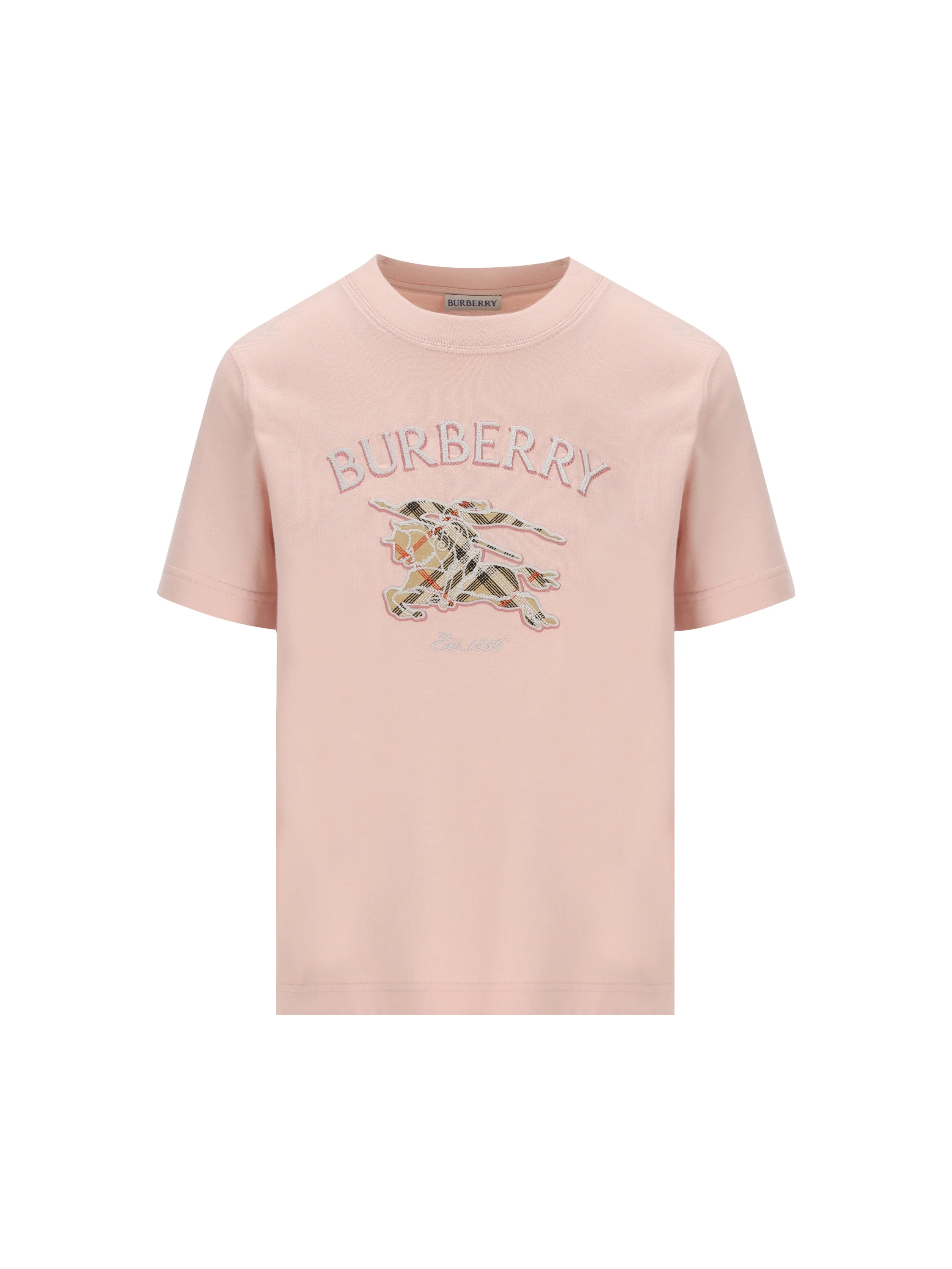 T-shirt girocollo in jersey di cotone 8132677 C2989 BURBERRY 