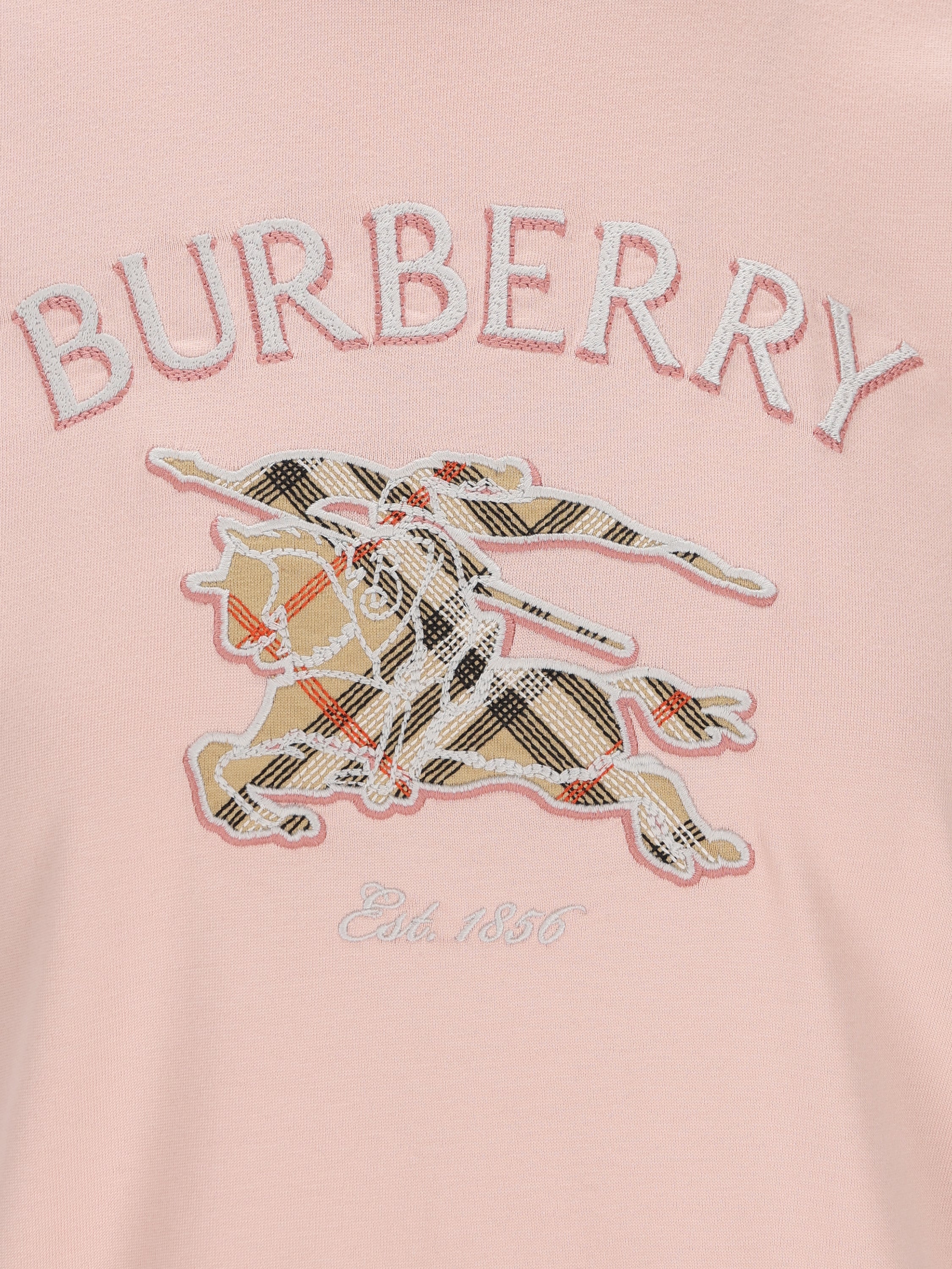 T-shirt girocollo in jersey di cotone 8132677 C2989 BURBERRY