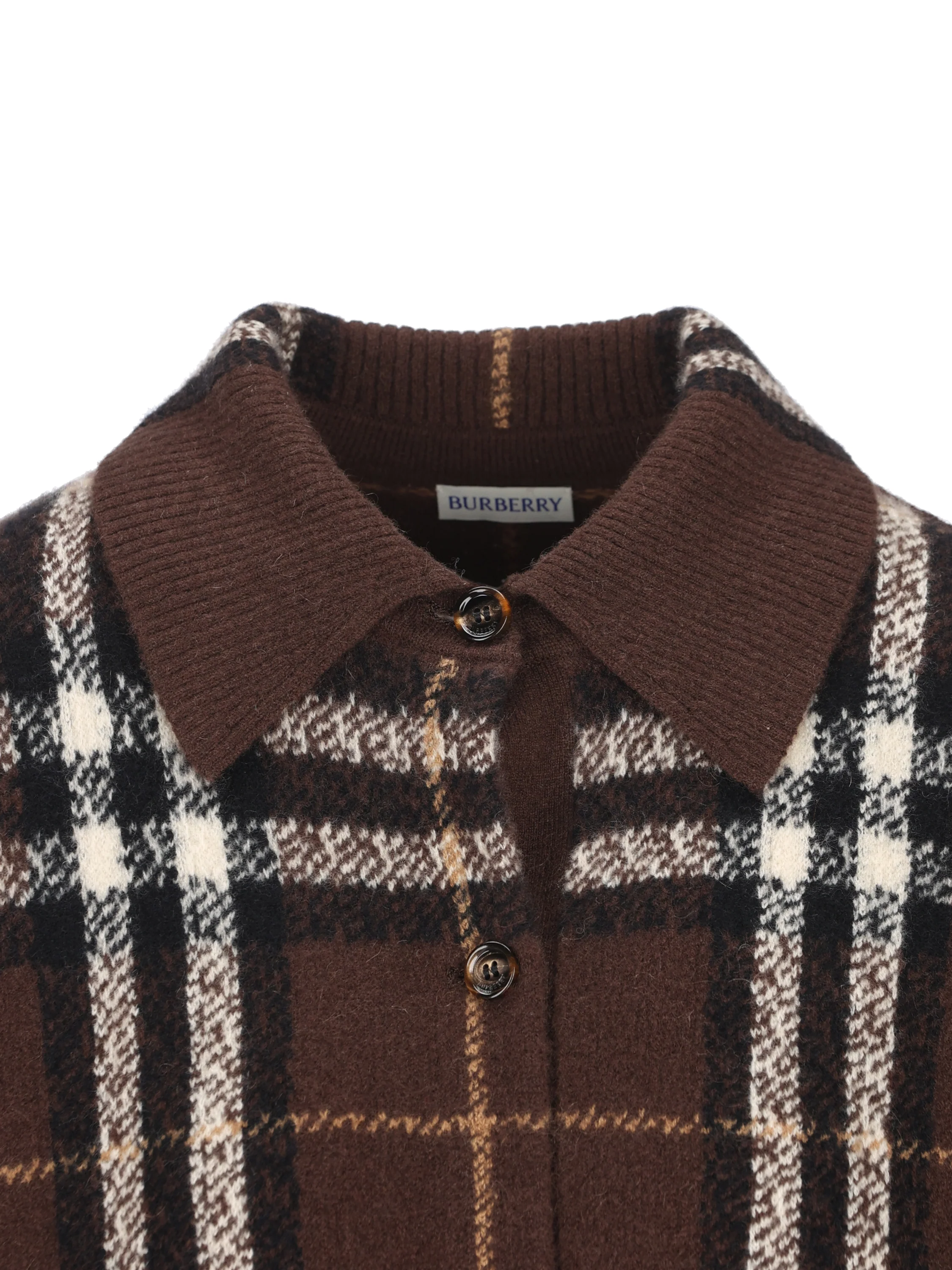 Camicione in leggero cashmere double face. 8132877 C6550 BURBERRY 