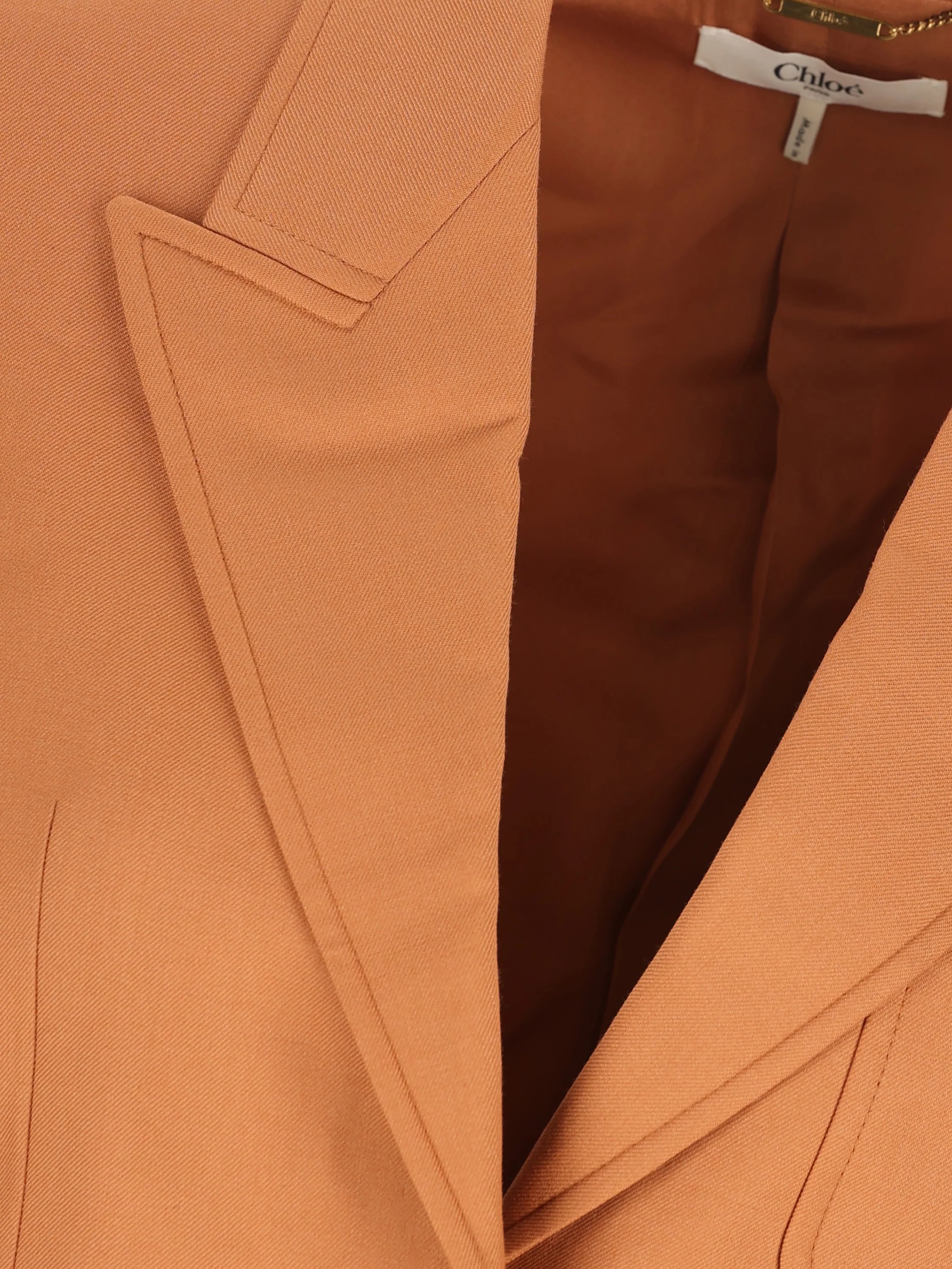 Giacca sartoriale in lana. CH26AVE77066 249 CHLOE'
