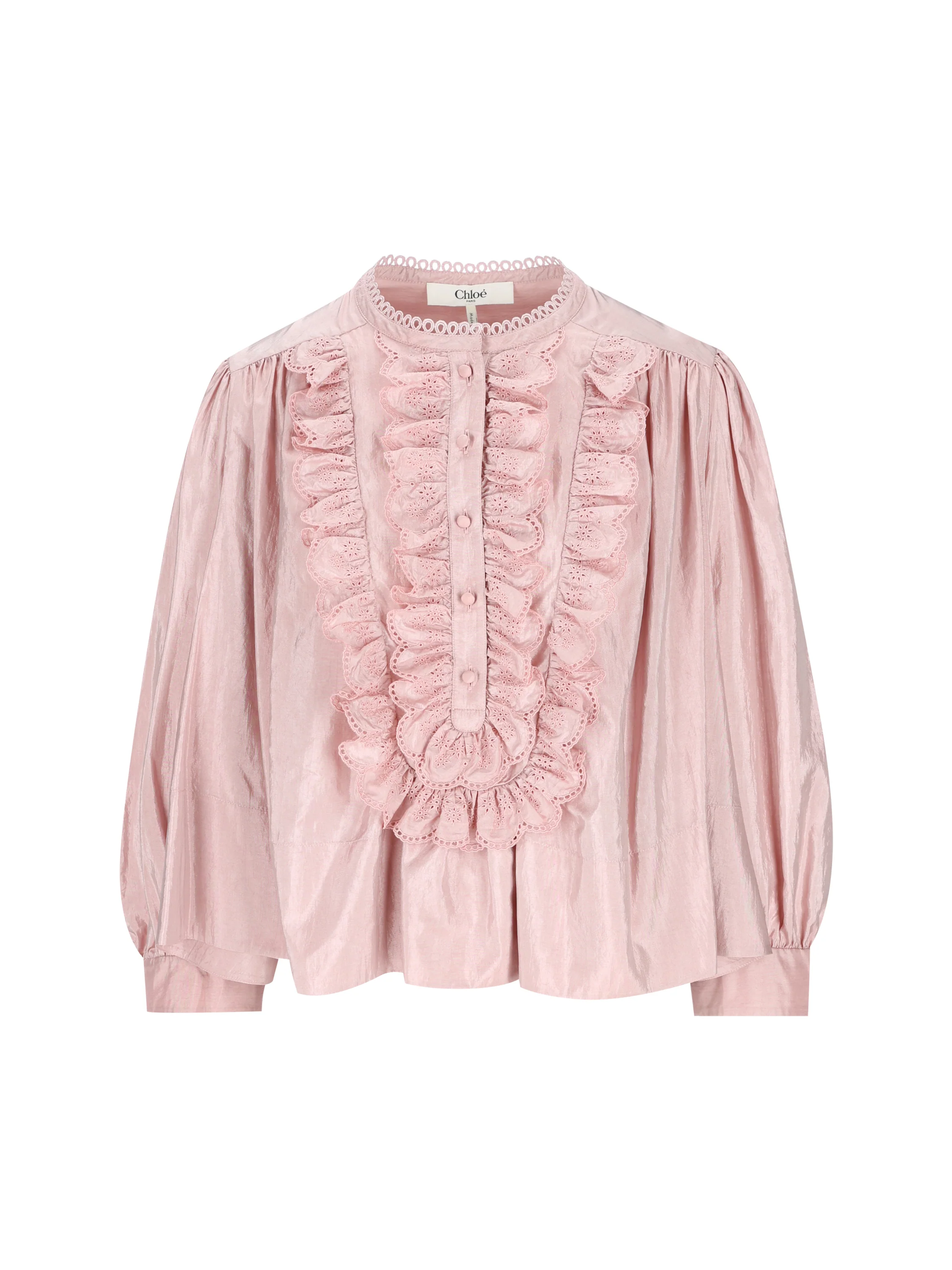 Top realizzato in poliammide e seta. CH26SHT28102 6F5 CHLOE' 