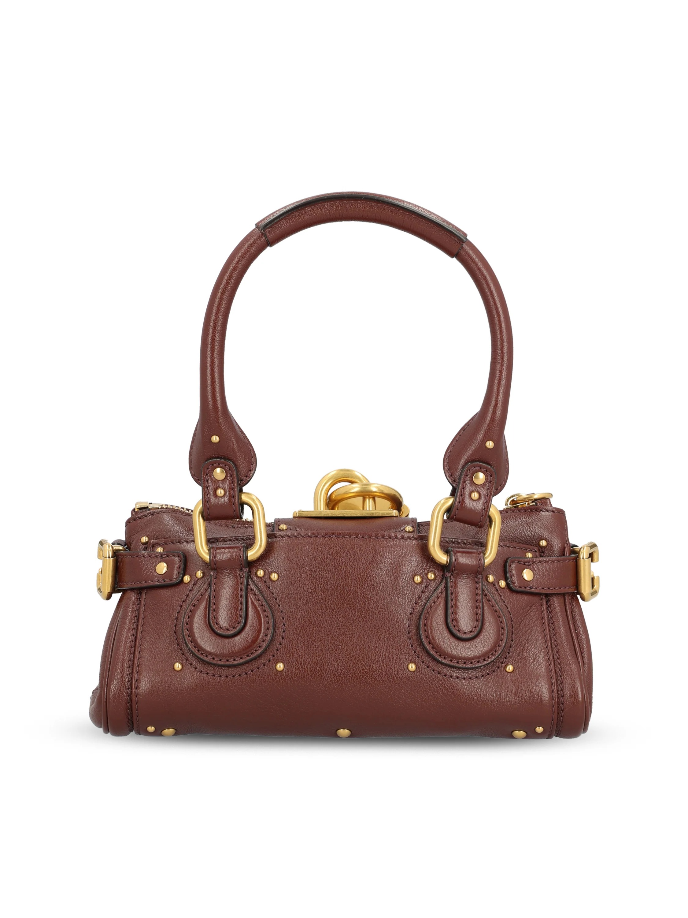 Borsa Paddington piccola in pelle granata CH26SS805P75 27M CHLOE'