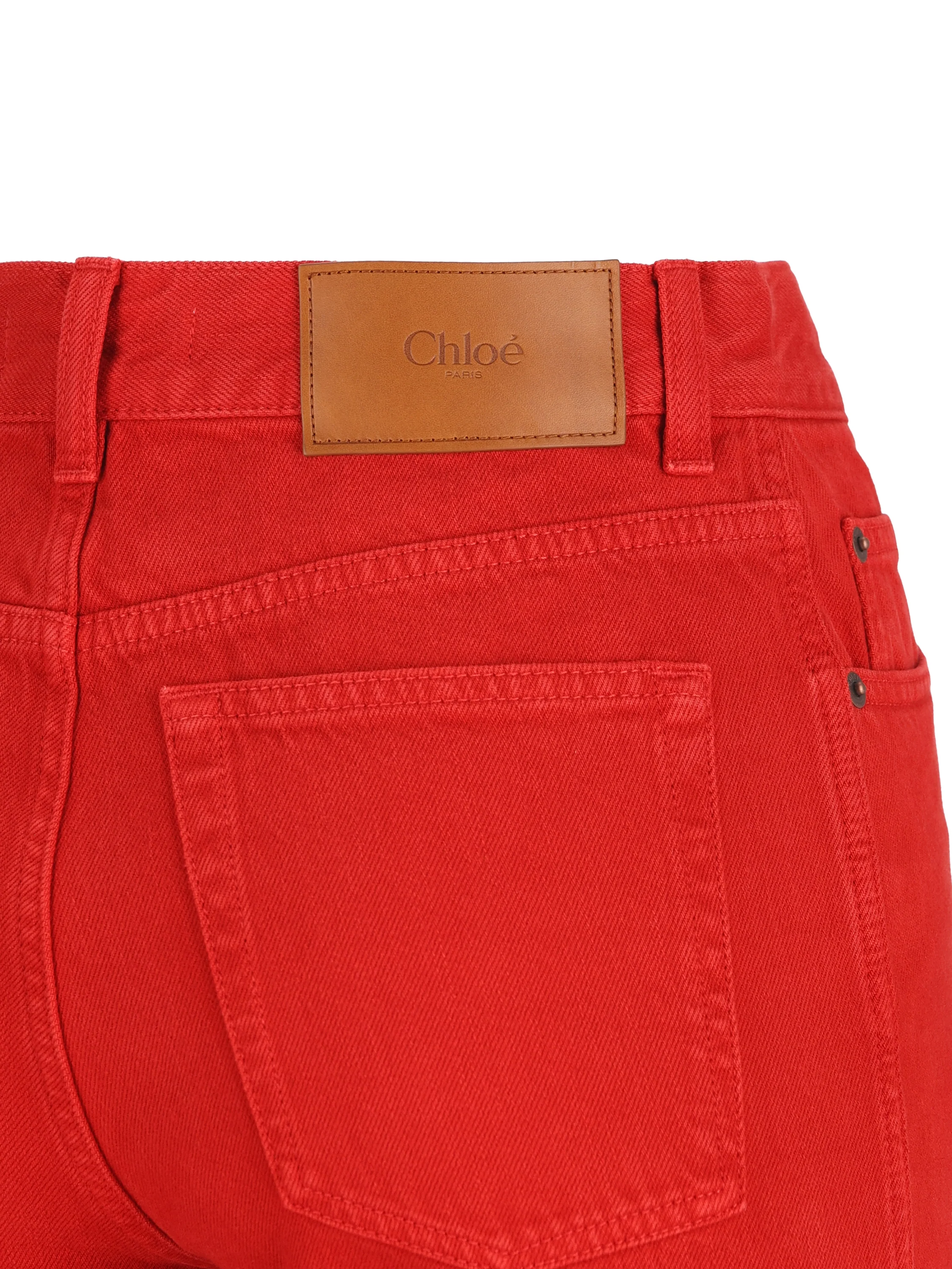 Jeans slim in denim di cotone biologico. CH26WDP21159 656 CHLOE'
