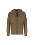Felpa uomo C.P. Company Diagonal Raised Fleece Lens Hooded Zip 21CMSS716A 005086W683 C.P COMPANY 