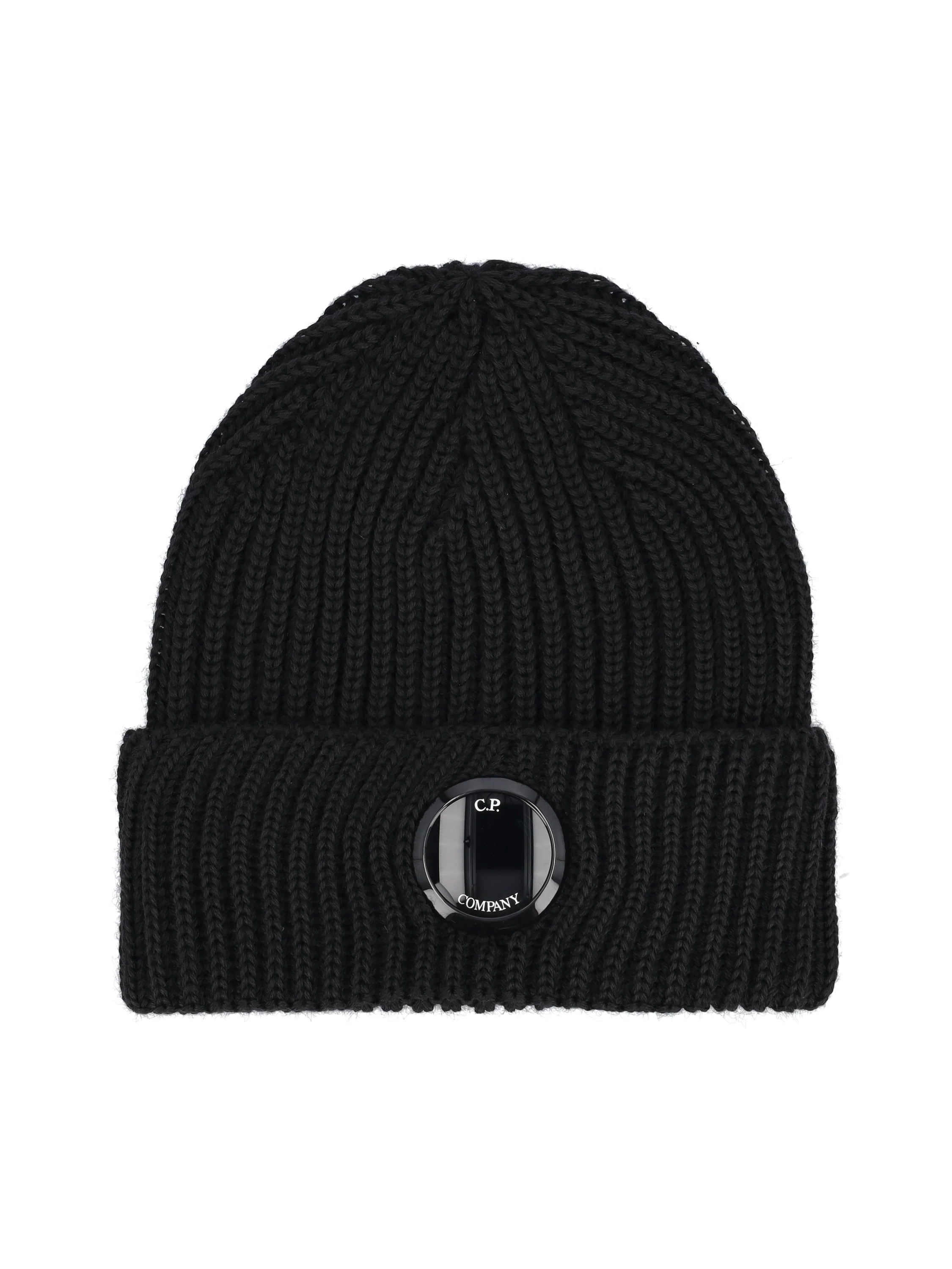 Cappello in lana a coste con lente RFCMAC739A 005509A999 C.P COMPANY 