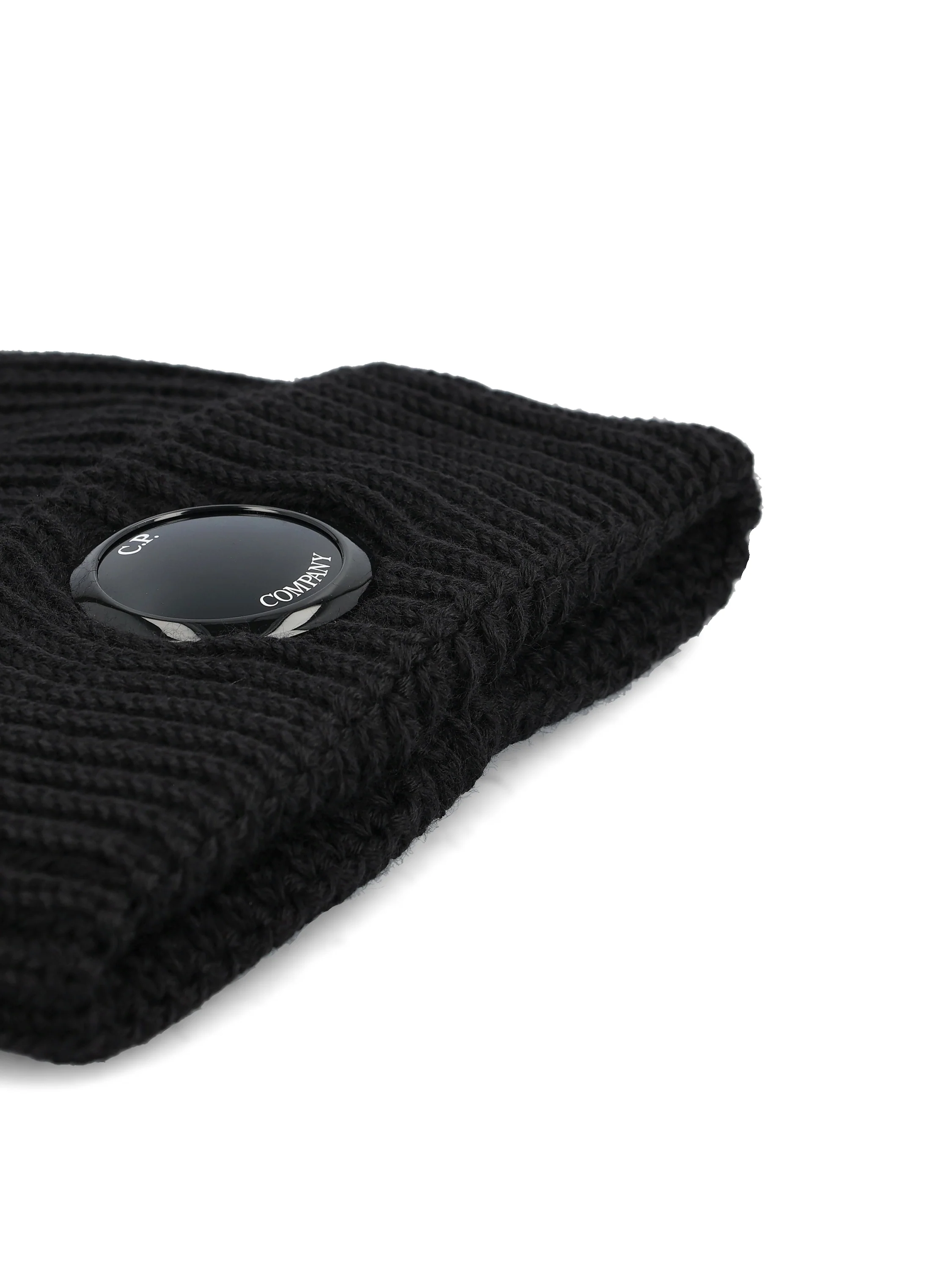 Cappello in lana a coste con lente RFCMAC739A 005509A999 C.P COMPANY 