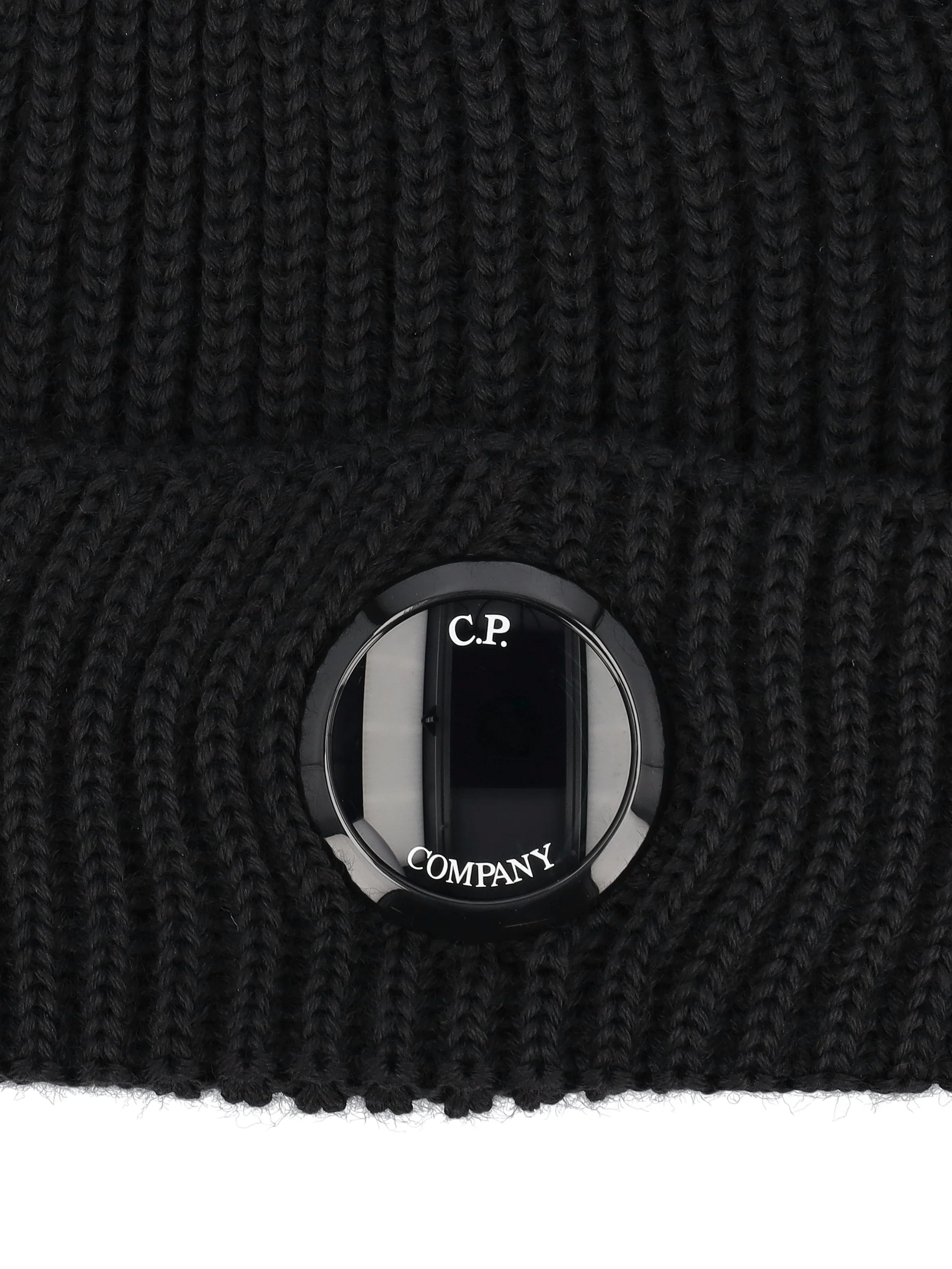 Cappello in lana a coste con lente RFCMAC739A 005509A999 C.P COMPANY 