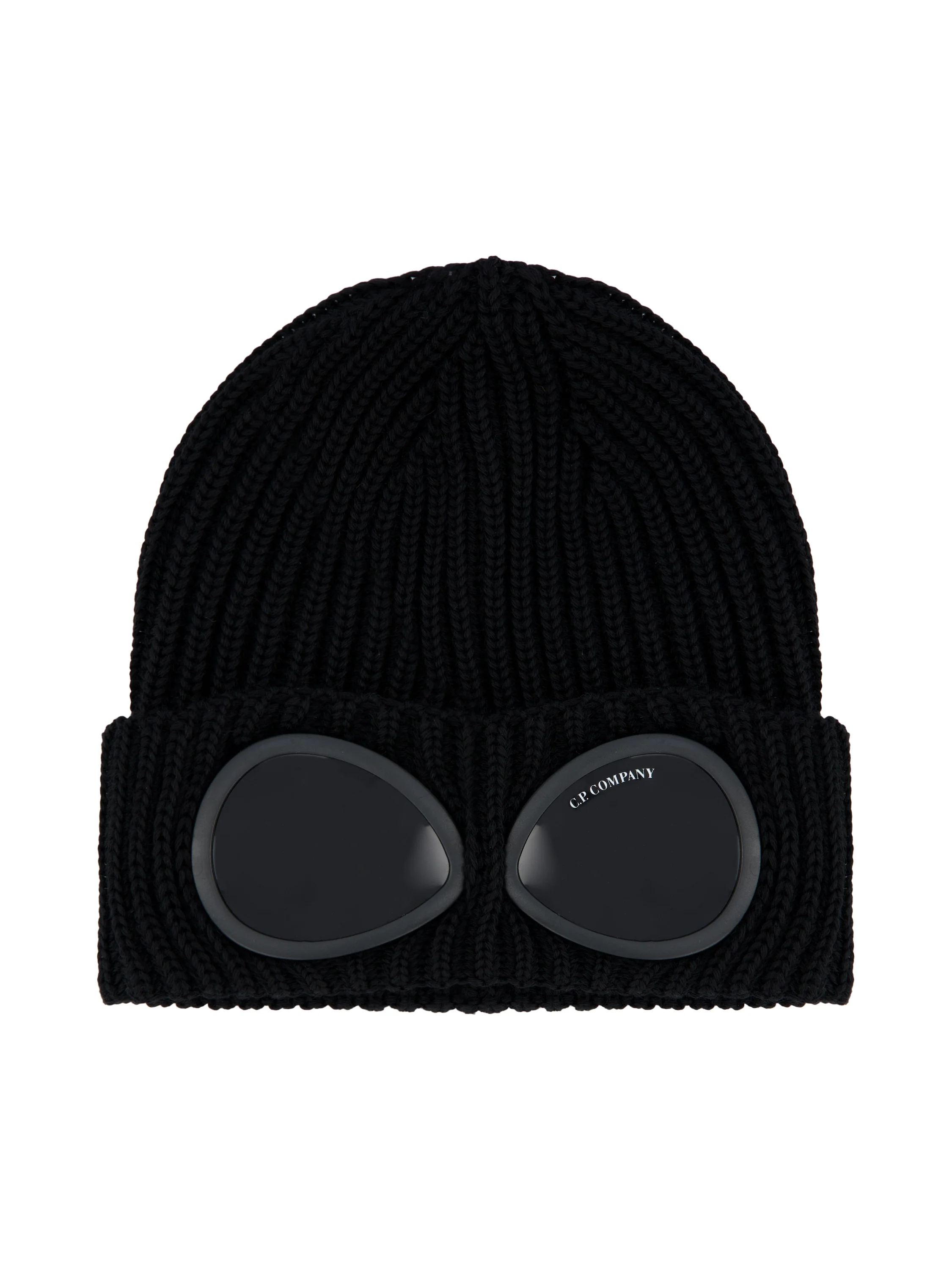 Extrafine Merino Wool Goggle Beanie Nero RFCMAC742A 005509A999 C.P COMPANY 