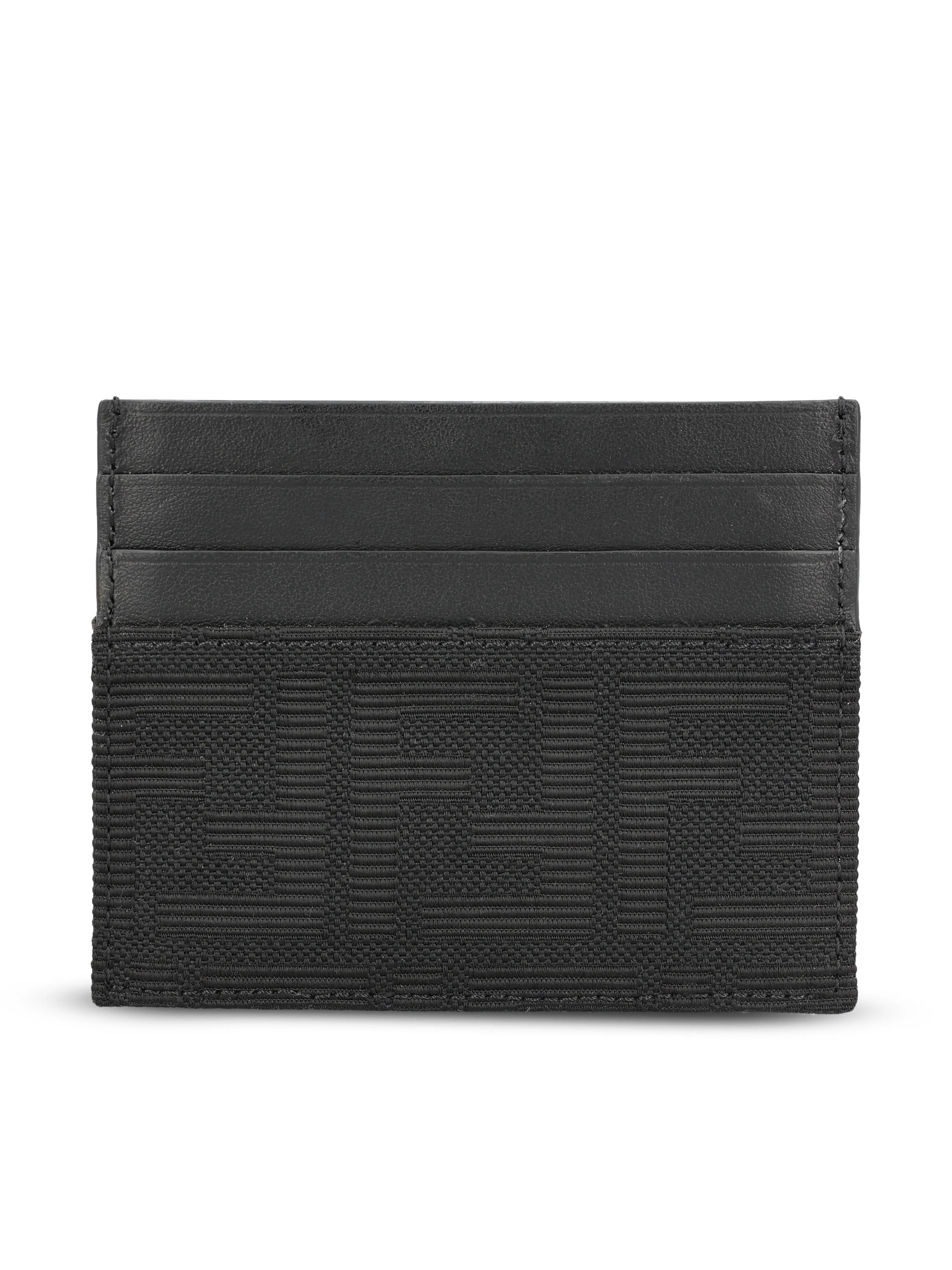 Portacarte FF Jacquard Nero 7M0164 B16FF0QA1 FENDI 