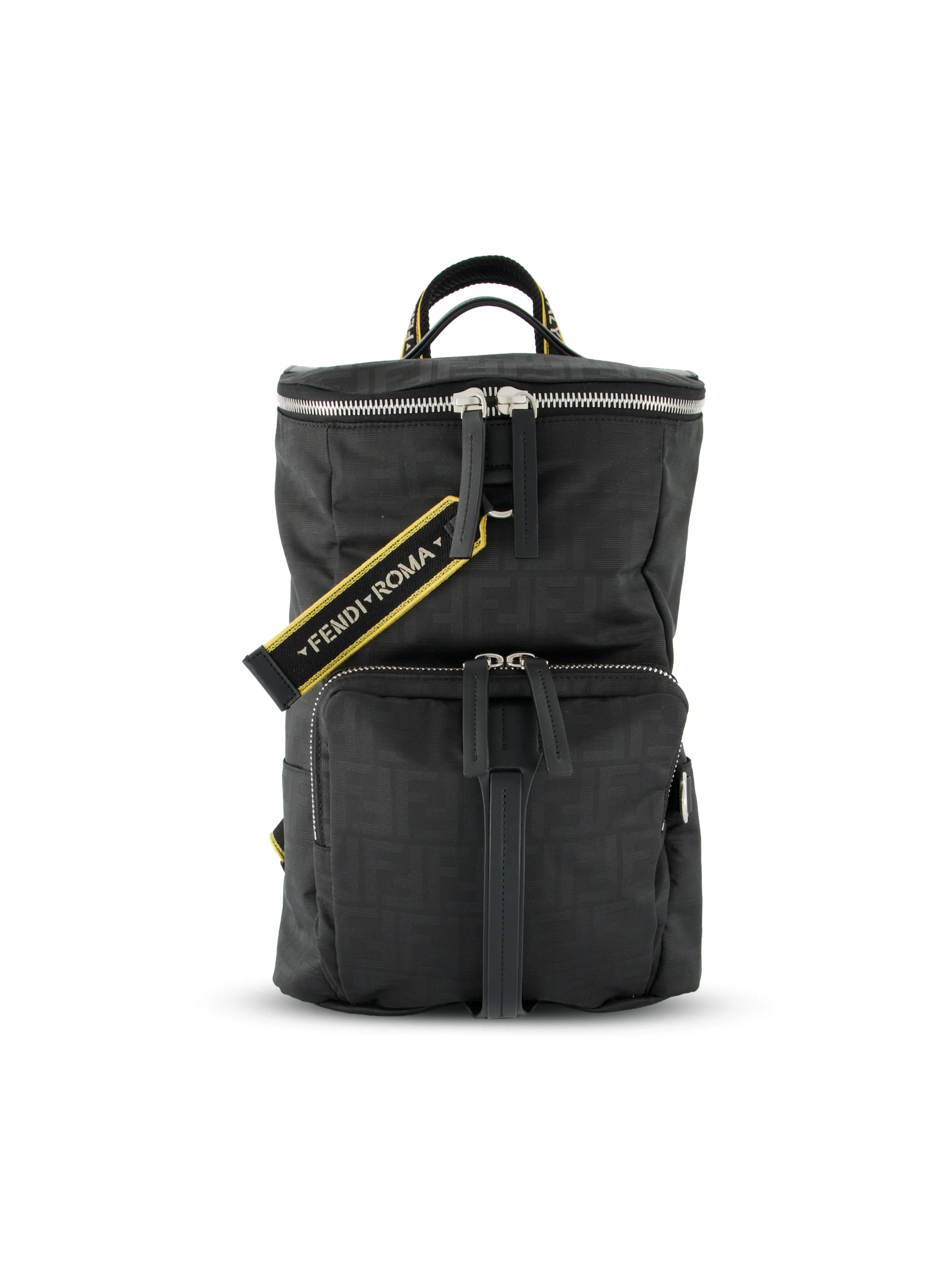 Zaino realizzato in tessuto Superlight FF Zucca nero 7VZ095 B12NF0QA1 FENDI 